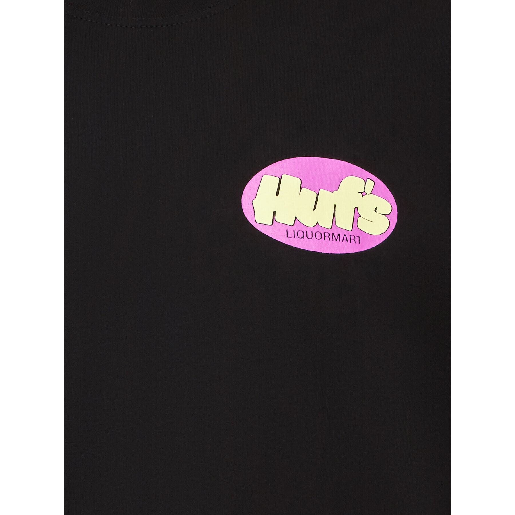 HUF Тишърт Liquormart TS01946 Черен Regular Fit - Pepit.bg