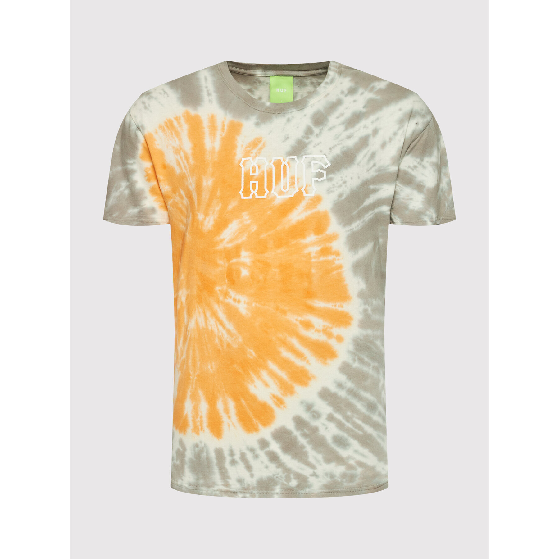 HUF Тишърт Sf Dye TS01630 Оранжев Regular Fit - Pepit.bg