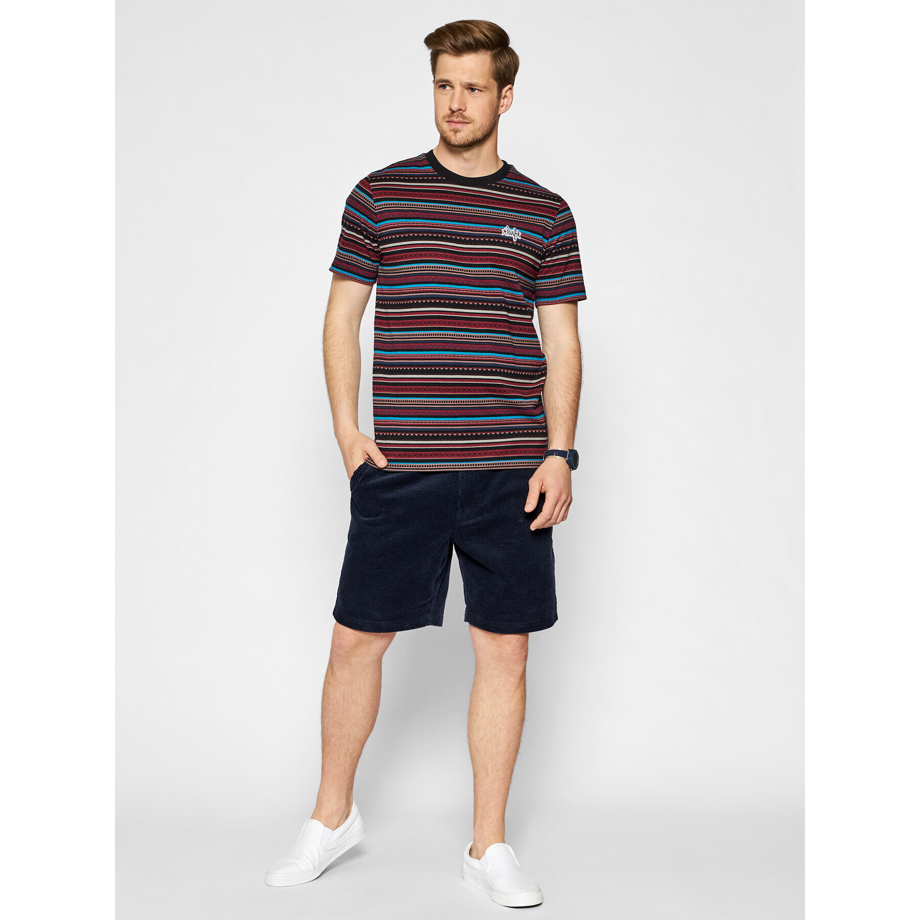 HUF Тишърт Topanga KN00273 Цветен Regular Fit - Pepit.bg