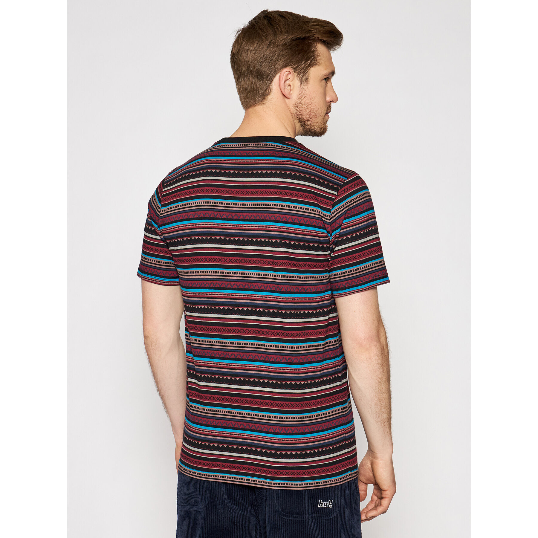 HUF Тишърт Topanga KN00273 Цветен Regular Fit - Pepit.bg