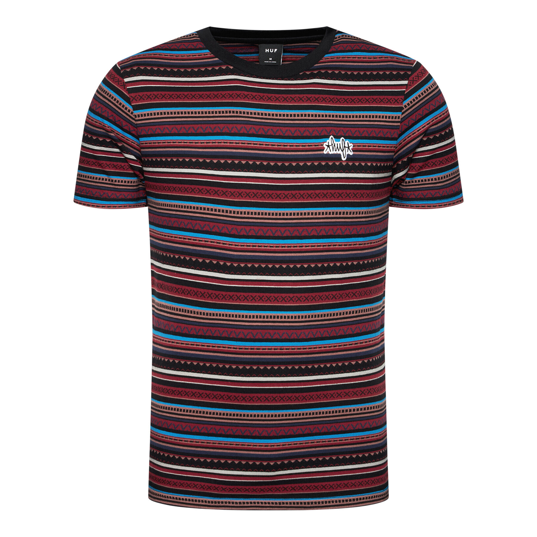 HUF Тишърт Topanga KN00273 Цветен Regular Fit - Pepit.bg