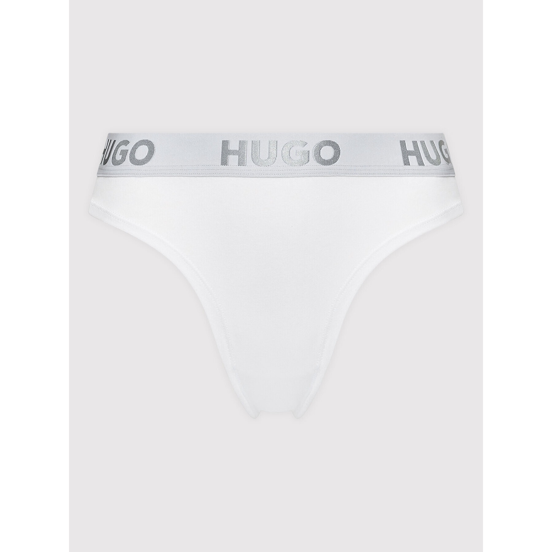 Hugo Бикини тип прашка Thong Sporty Logo 50469651 Бял - Pepit.bg