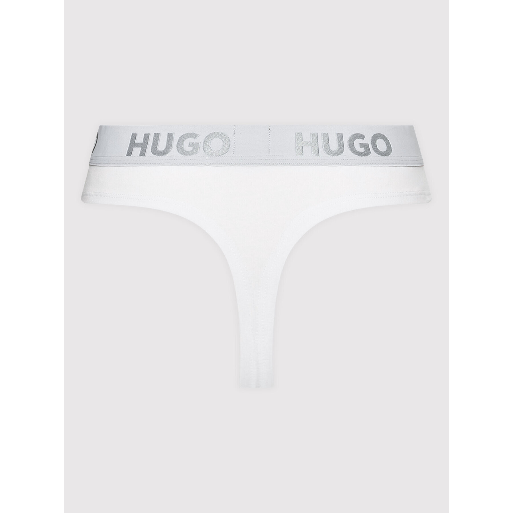 Hugo Бикини тип прашка Thong Sporty Logo 50469651 Бял - Pepit.bg