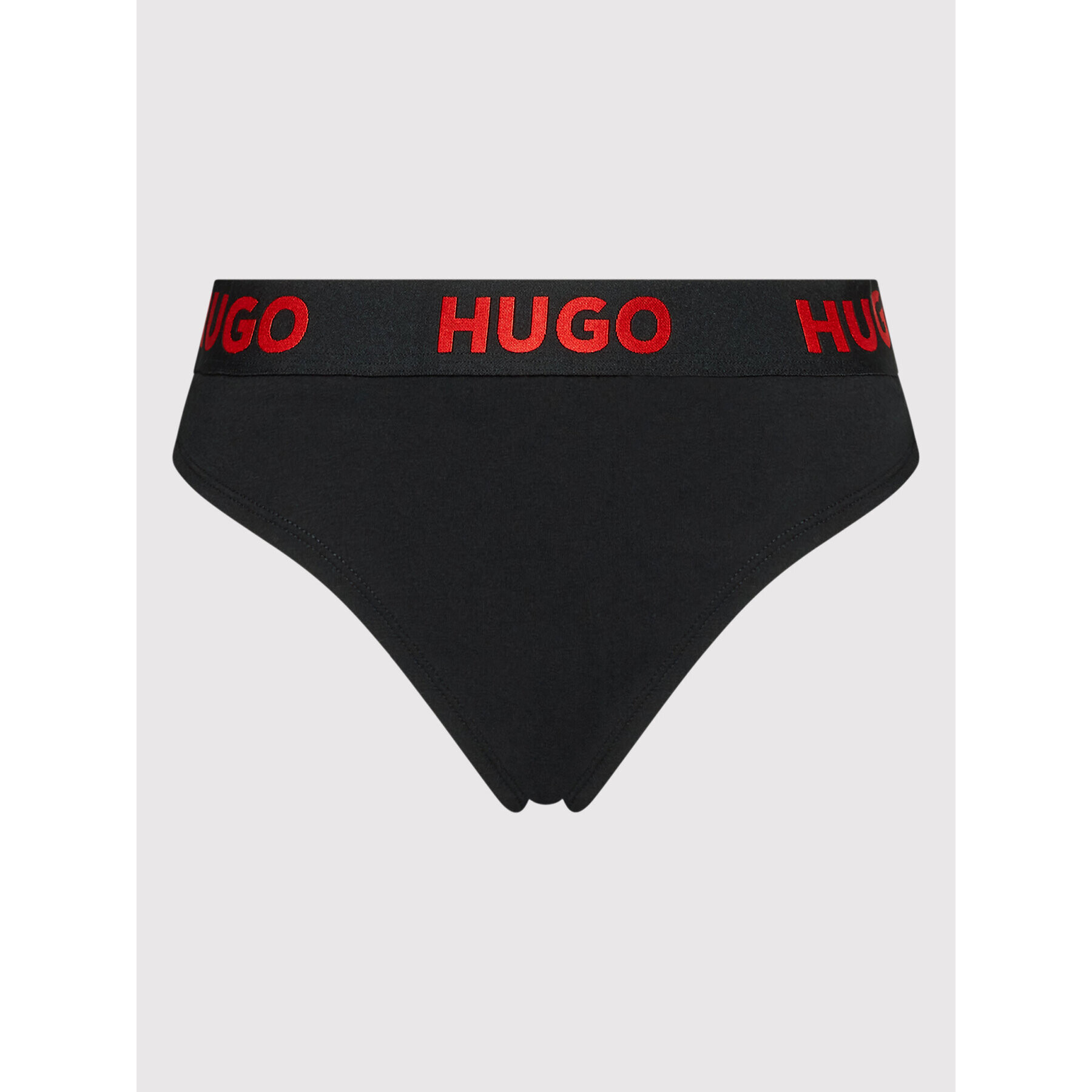 Hugo Бикини тип прашка Thong Sporty Logo 50469651 Черен - Pepit.bg