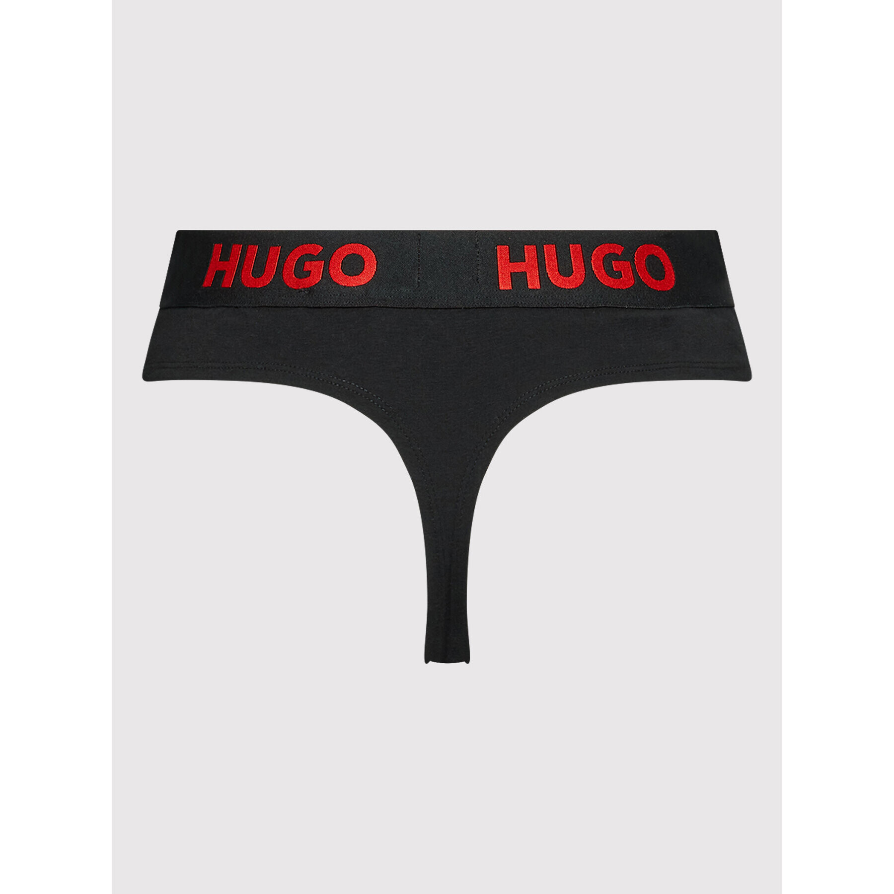 Hugo Бикини тип прашка Thong Sporty Logo 50469651 Черен - Pepit.bg