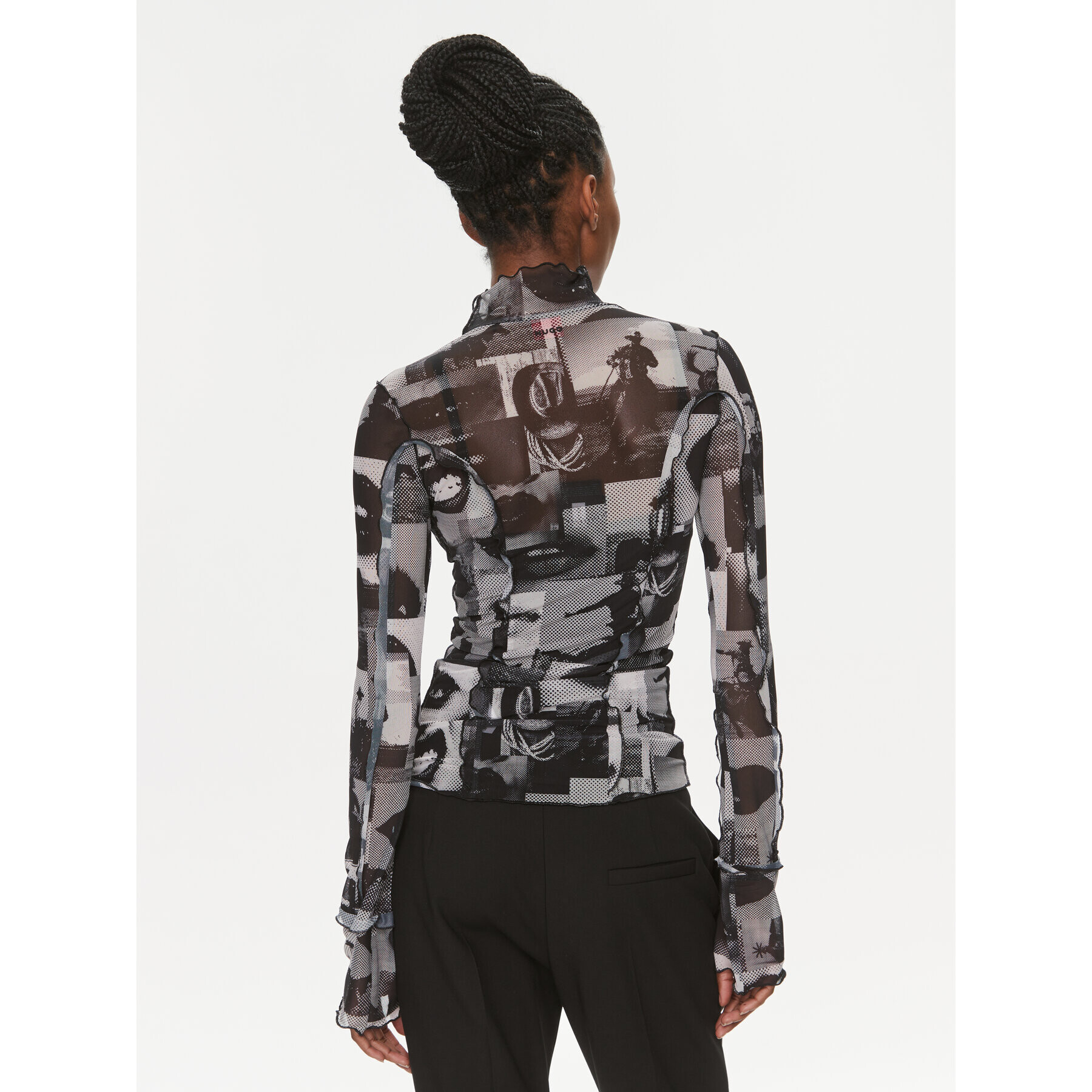 Hugo Блуза Deuphoria 50508581 Сив Slim Fit - Pepit.bg