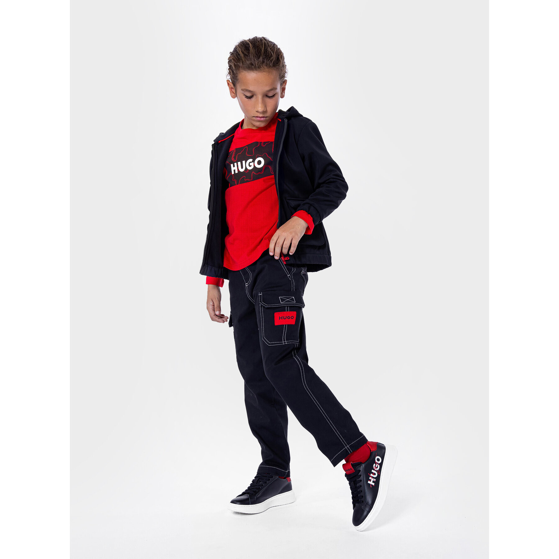 Hugo Блуза G25137 D Червен Regular Fit - Pepit.bg