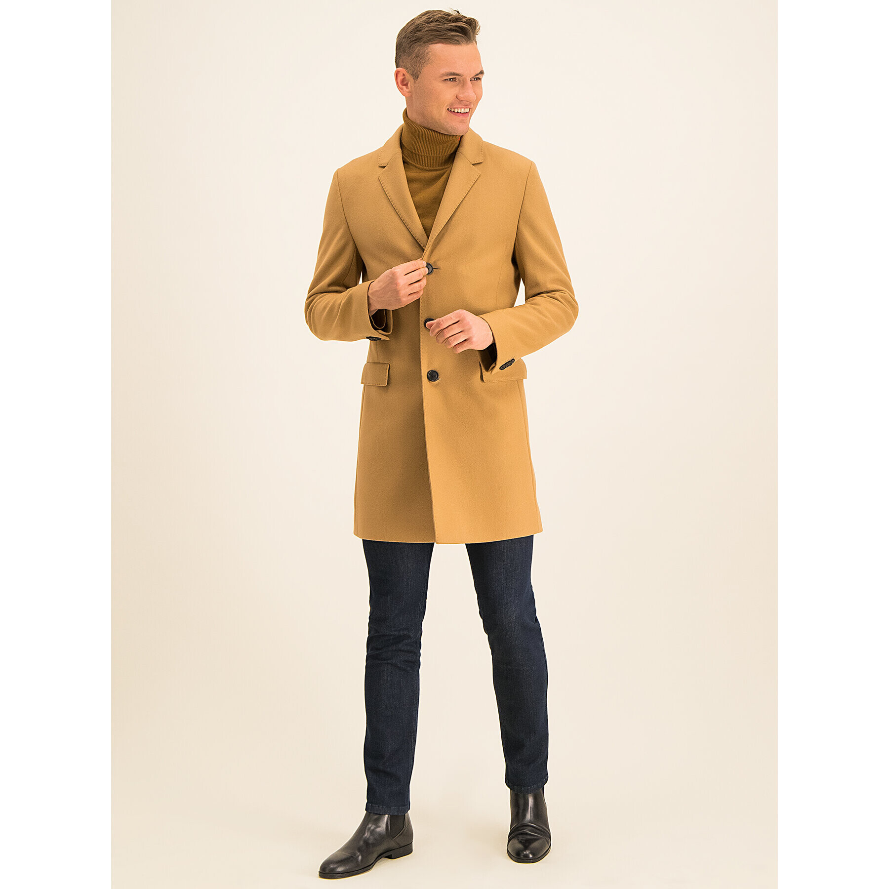 Hugo Дънки 50415321 Тъмносин Slim Fit - Pepit.bg