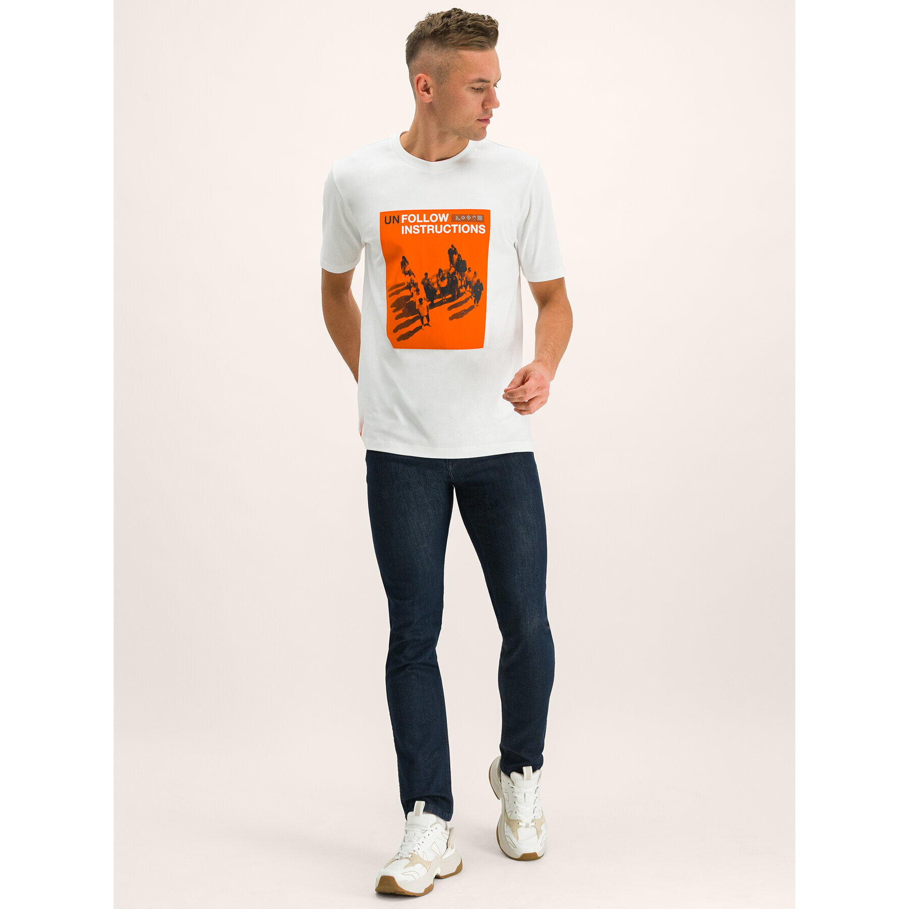 Hugo Дънки 50415321 Тъмносин Slim Fit - Pepit.bg