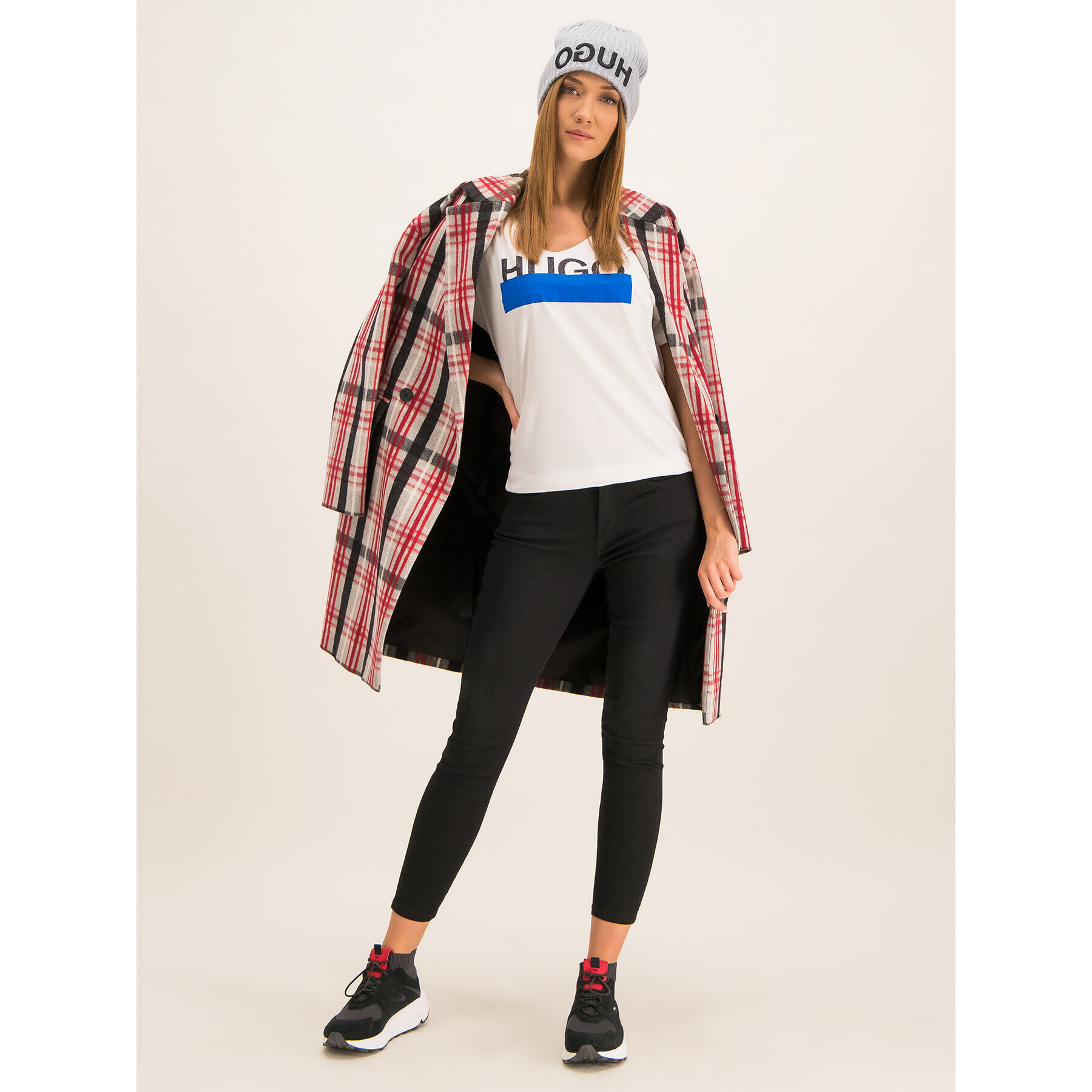 Hugo Дънки 50418454 Черен Super Skinny Fit - Pepit.bg