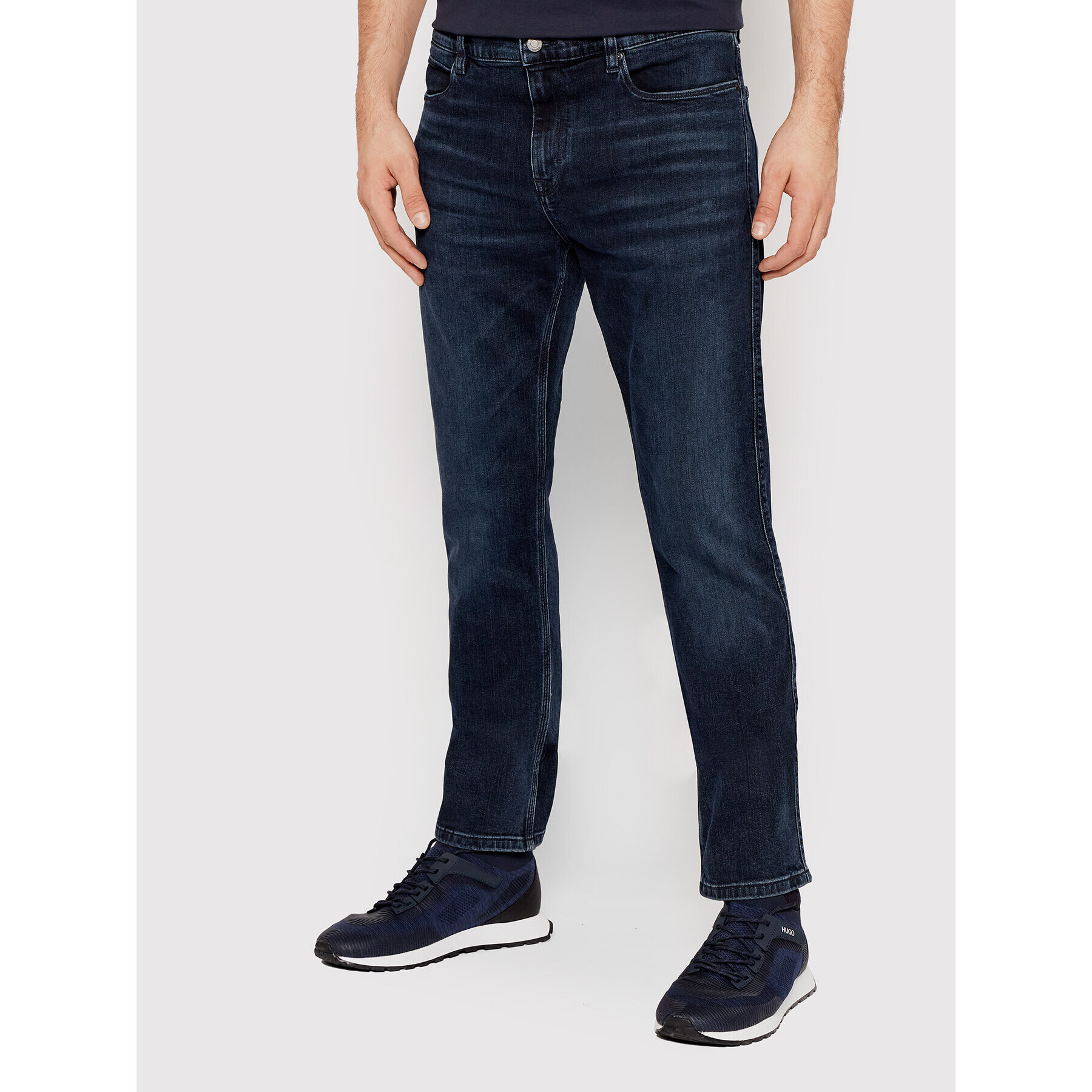 Hugo Дънки 708 50463345 Тъмносин Slim Fit - Pepit.bg