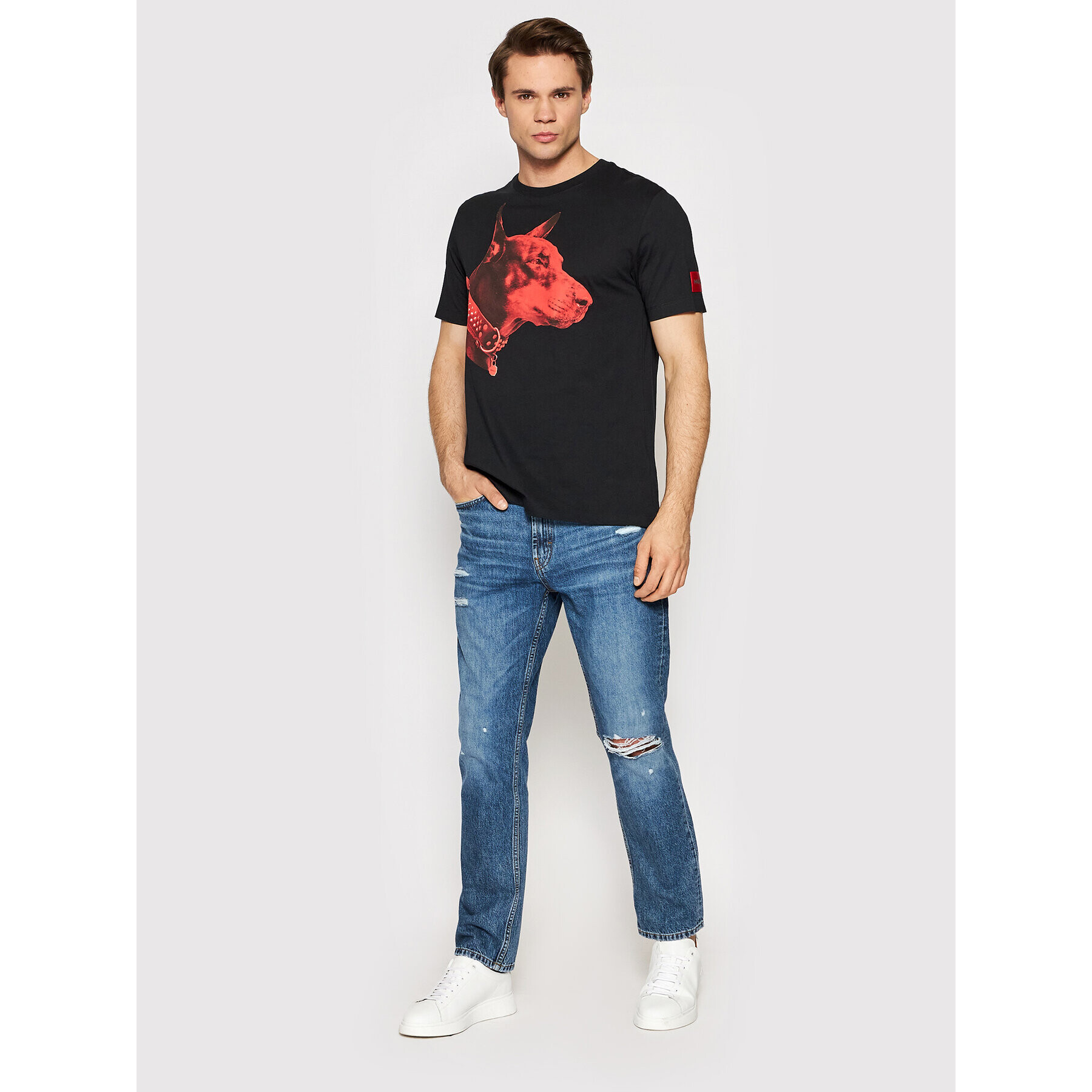 Hugo Дънки 50466700 Син Regular Fit - Pepit.bg