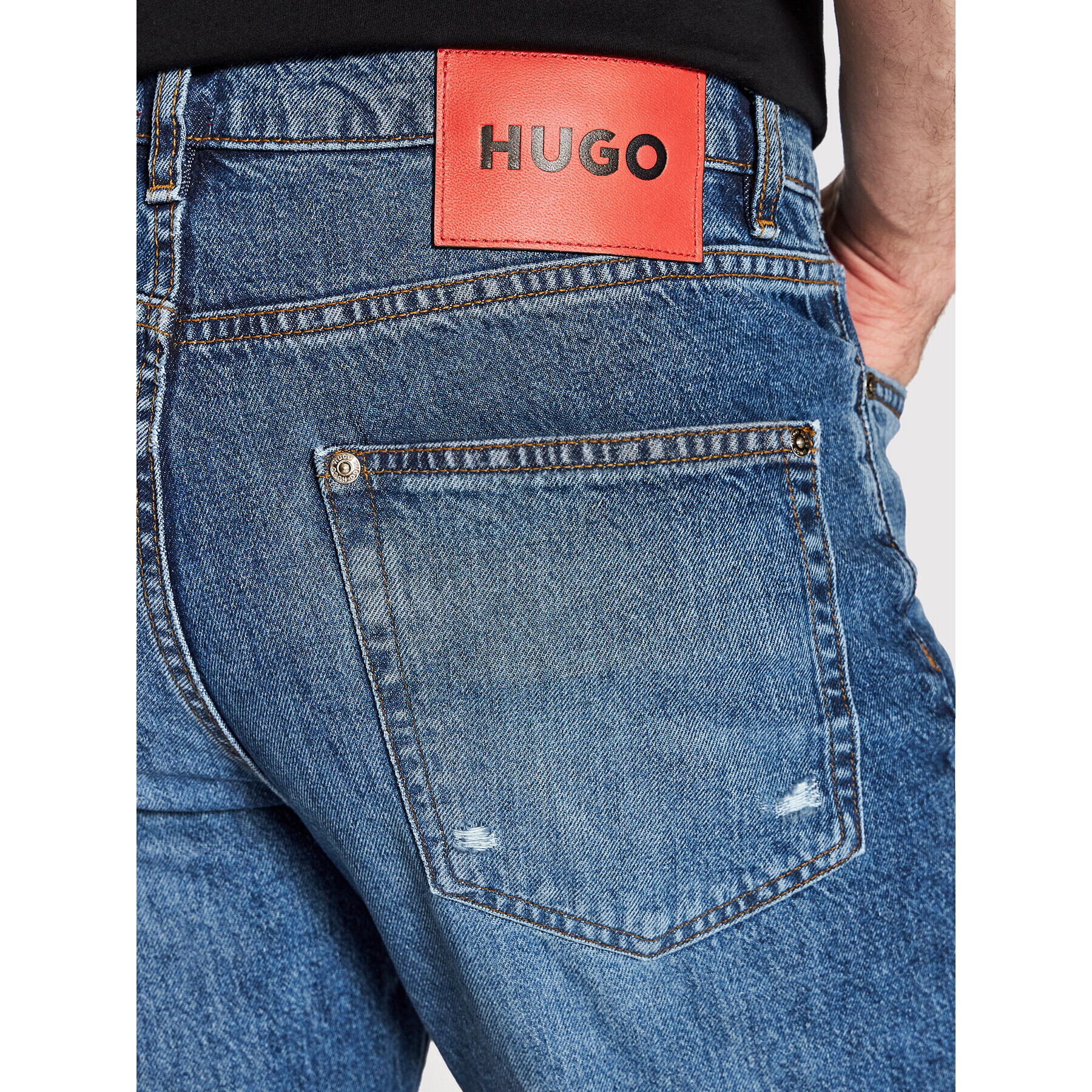 Hugo Дънки 50466700 Син Regular Fit - Pepit.bg