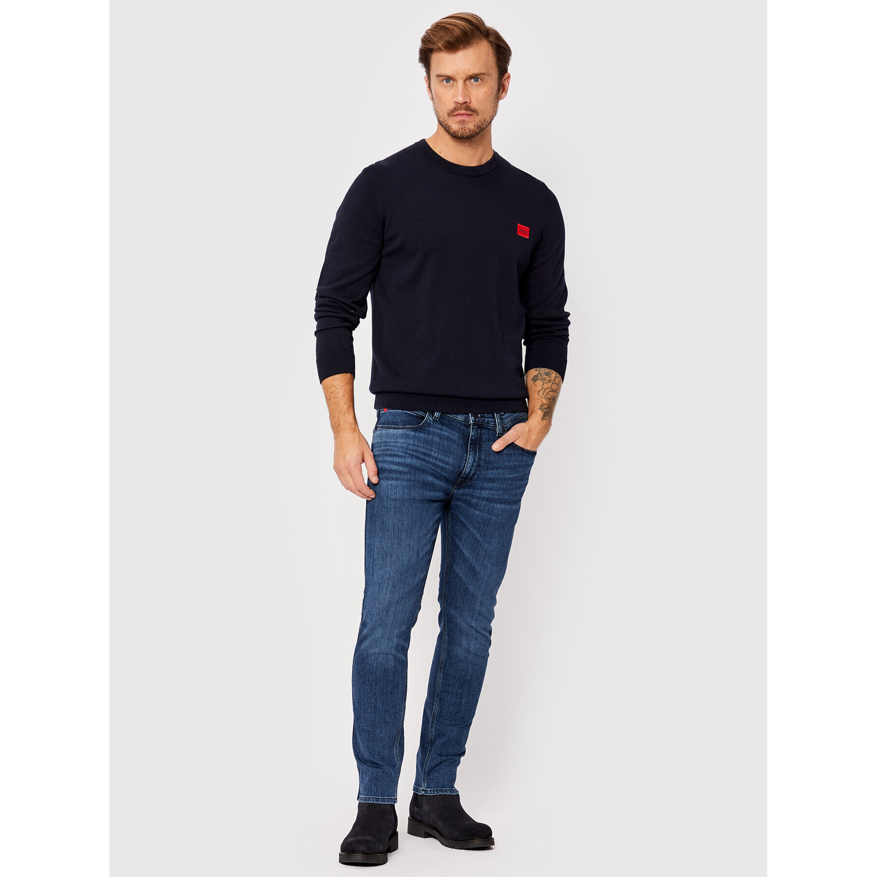 Hugo Дънки 50472819 Син Slim Fit - Pepit.bg