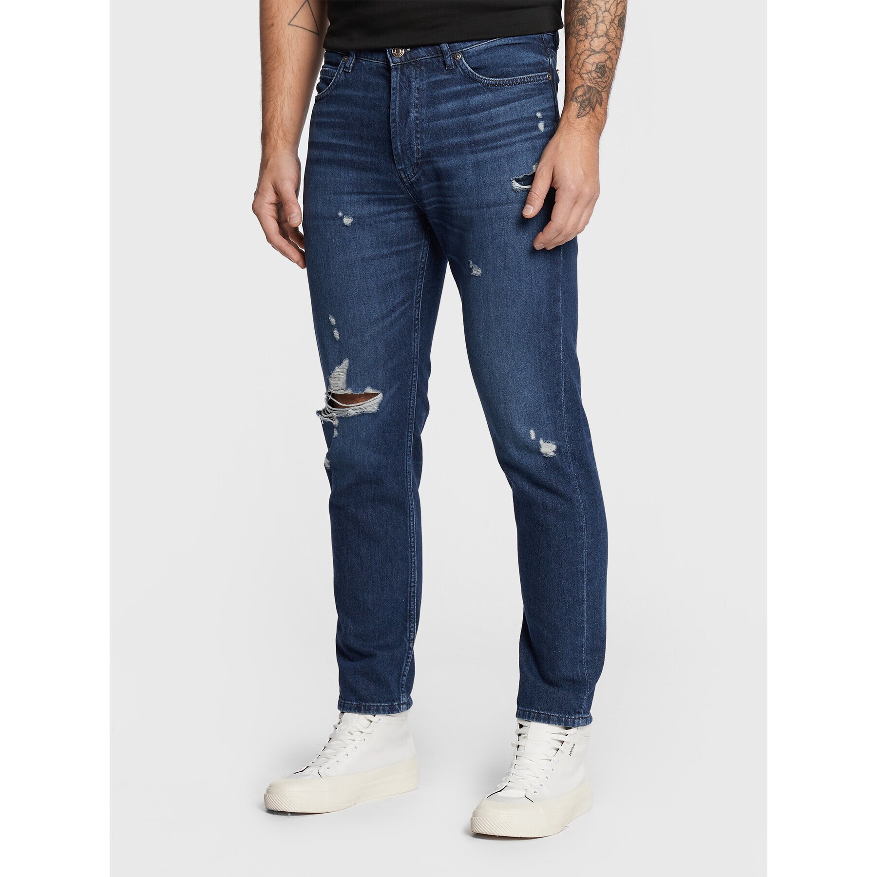 Hugo Дънки 50472839 Син Tapered Fit - Pepit.bg