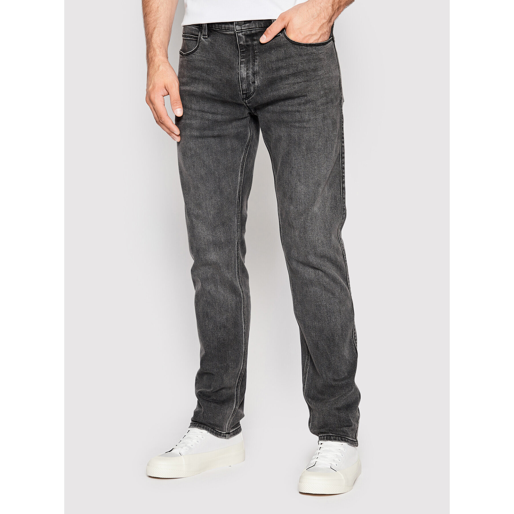 Hugo Дънки 50473389 Сив Slim Fit - Pepit.bg