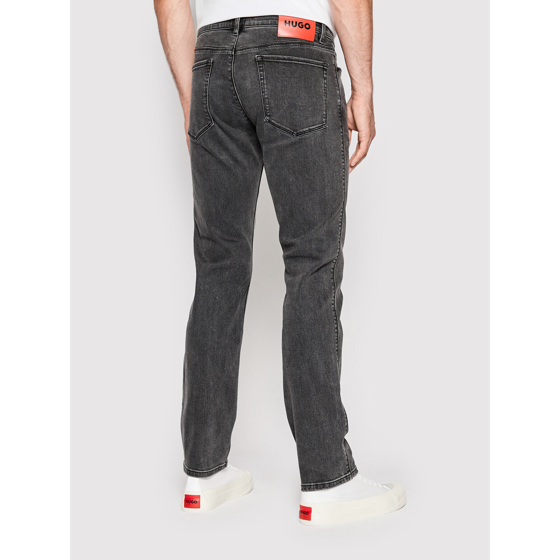 Hugo Дънки 50473389 Сив Slim Fit - Pepit.bg