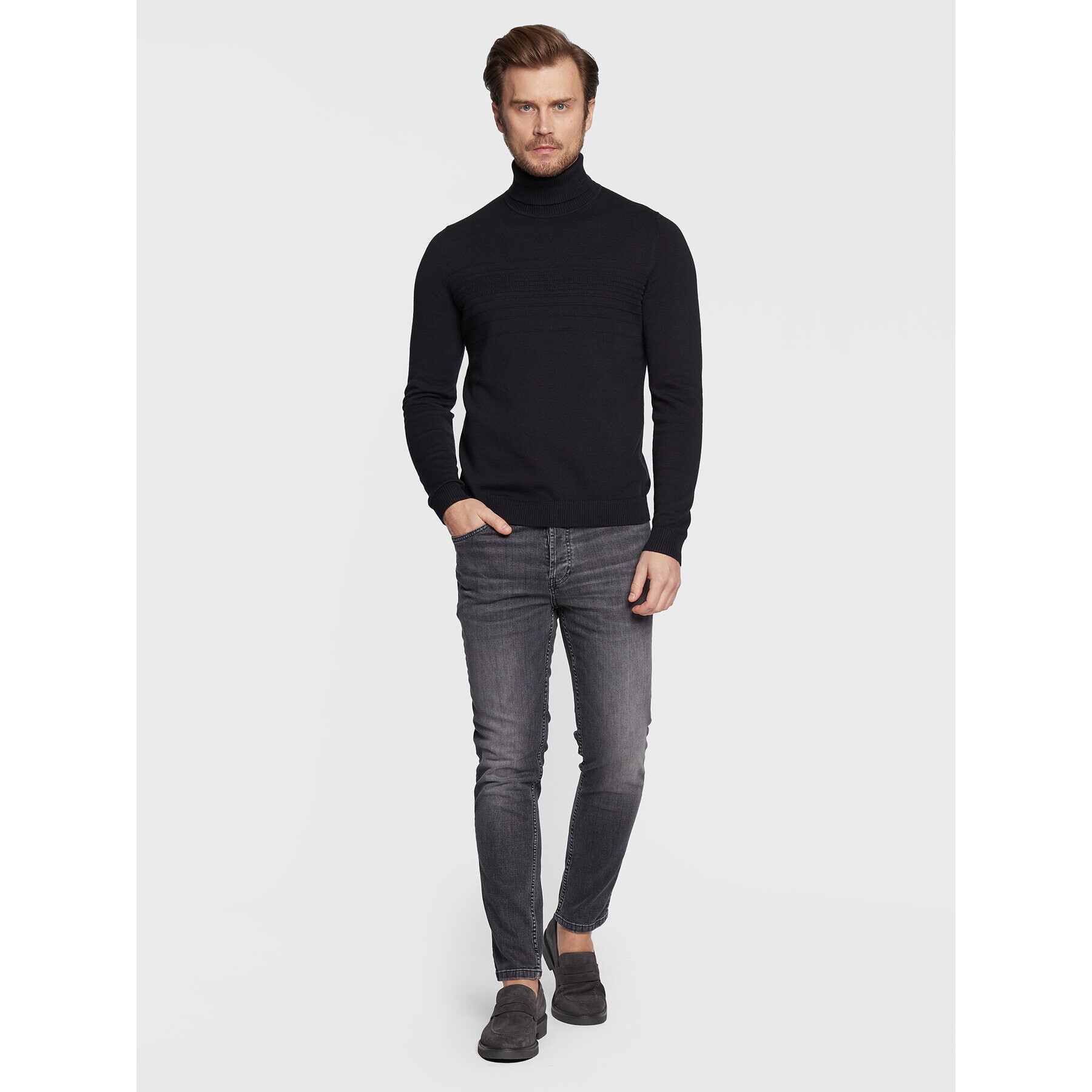 Hugo Дънки 50476210 Сив Tapered Fit - Pepit.bg
