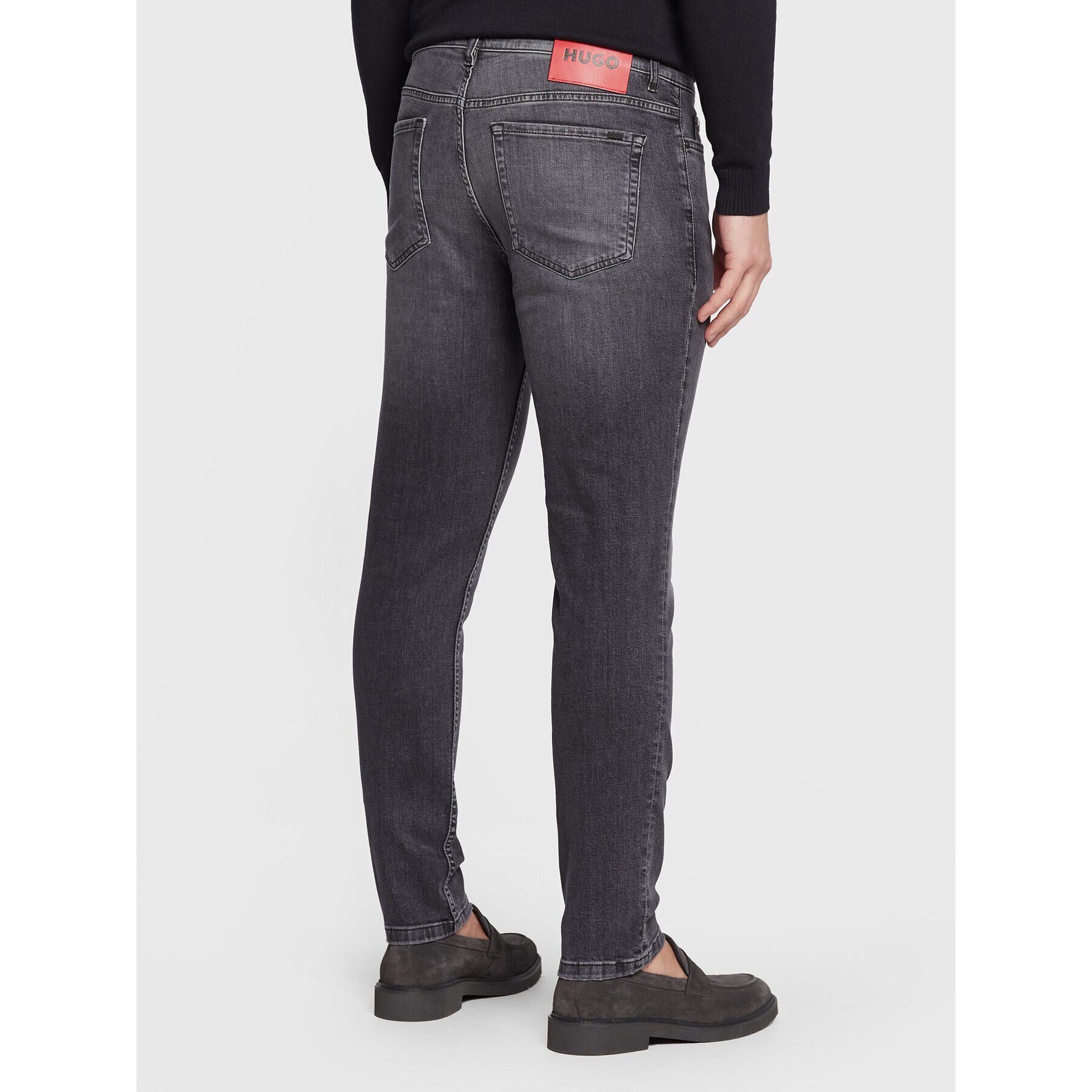 Hugo Дънки 50476210 Сив Tapered Fit - Pepit.bg