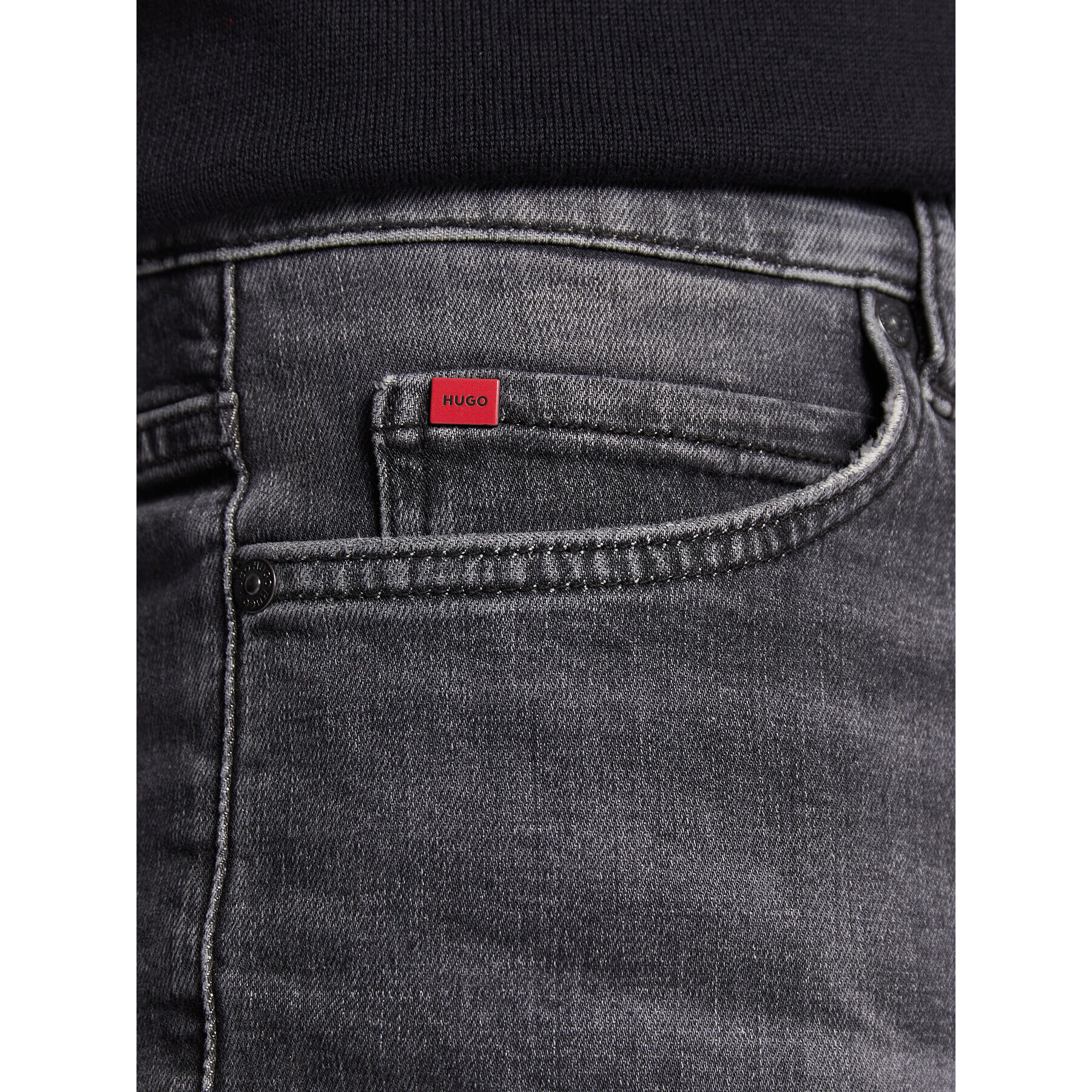 Hugo Дънки 50476210 Сив Tapered Fit - Pepit.bg