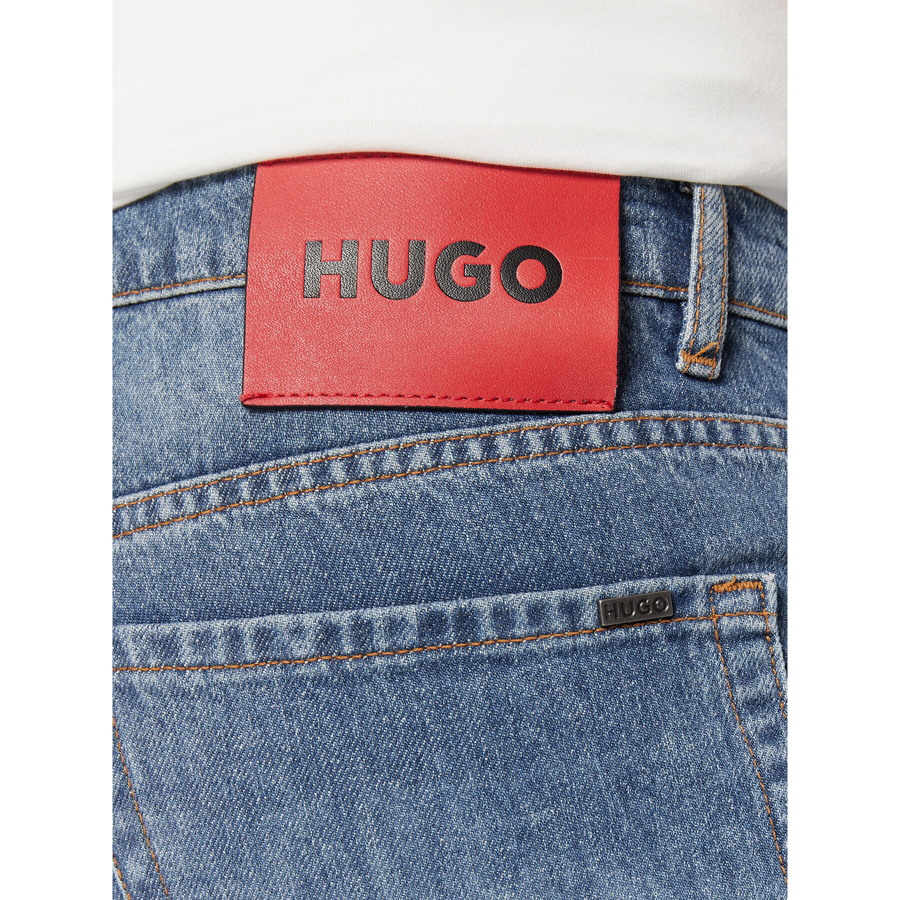Hugo Дънки 50477575 Син Tapered Fit - Pepit.bg
