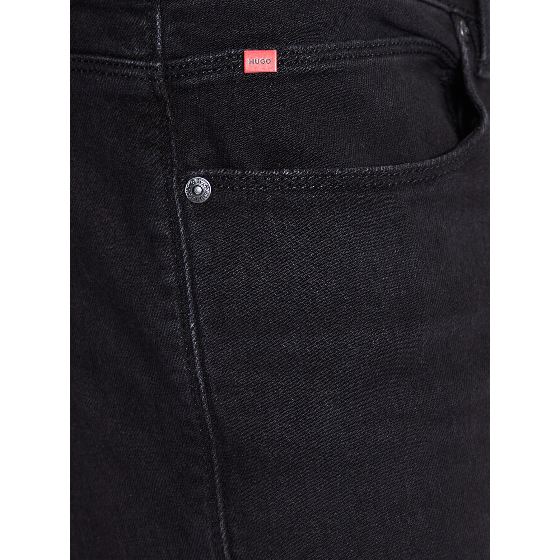 Hugo Дънки 50481995 Черен Extra Slim Fit - Pepit.bg