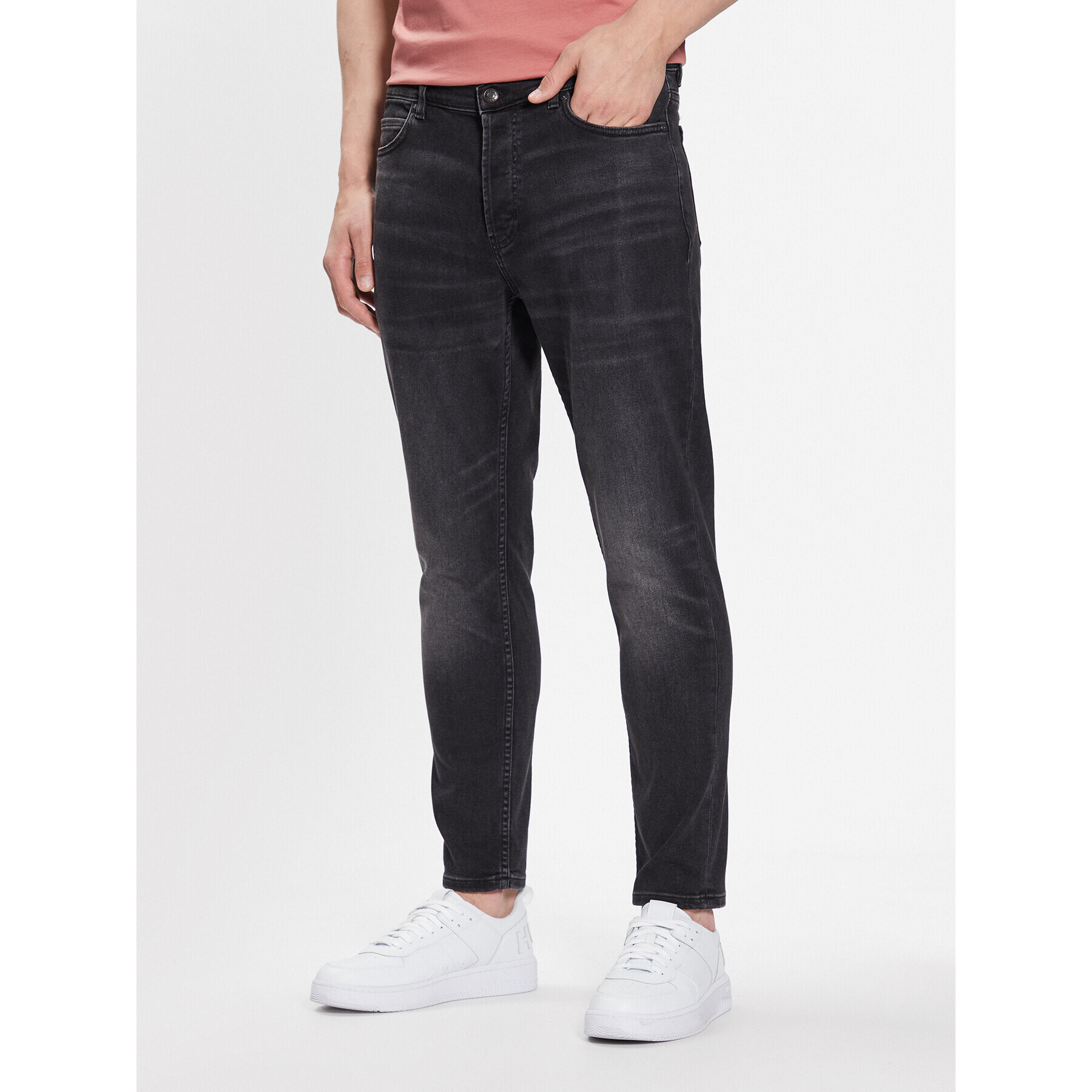 Hugo Дънки 50482139 Сив Tapered Fit - Pepit.bg