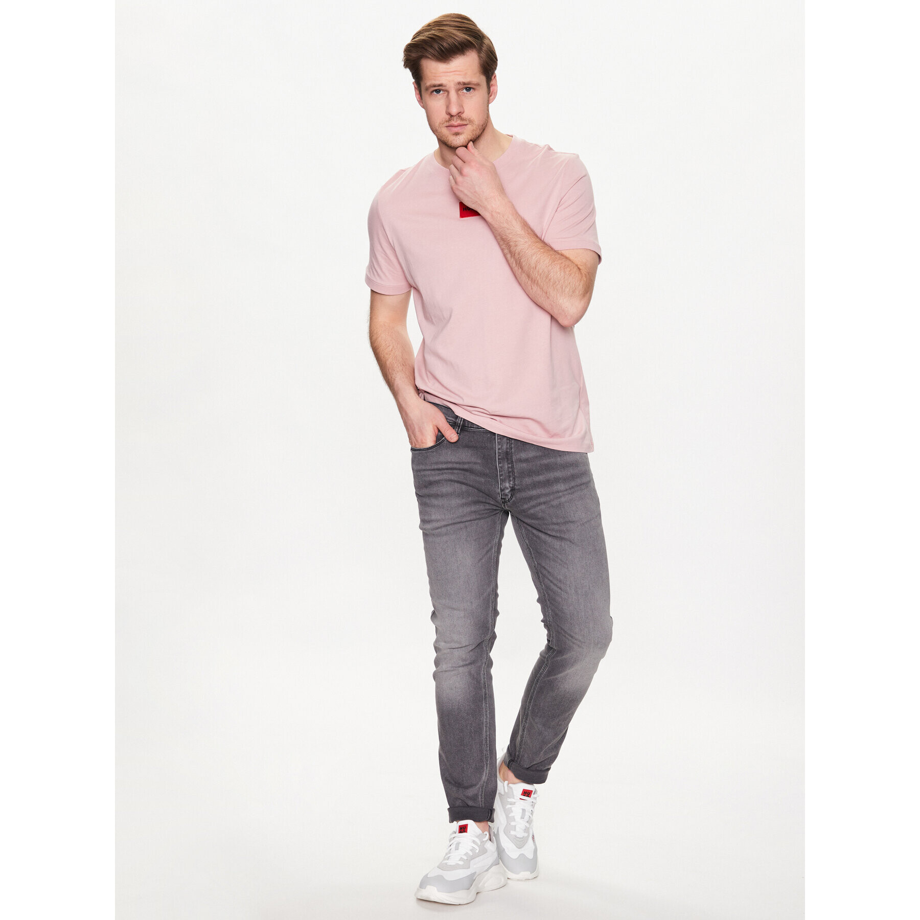 Hugo Дънки 50483877 Сребрист Extra Slim Fit - Pepit.bg
