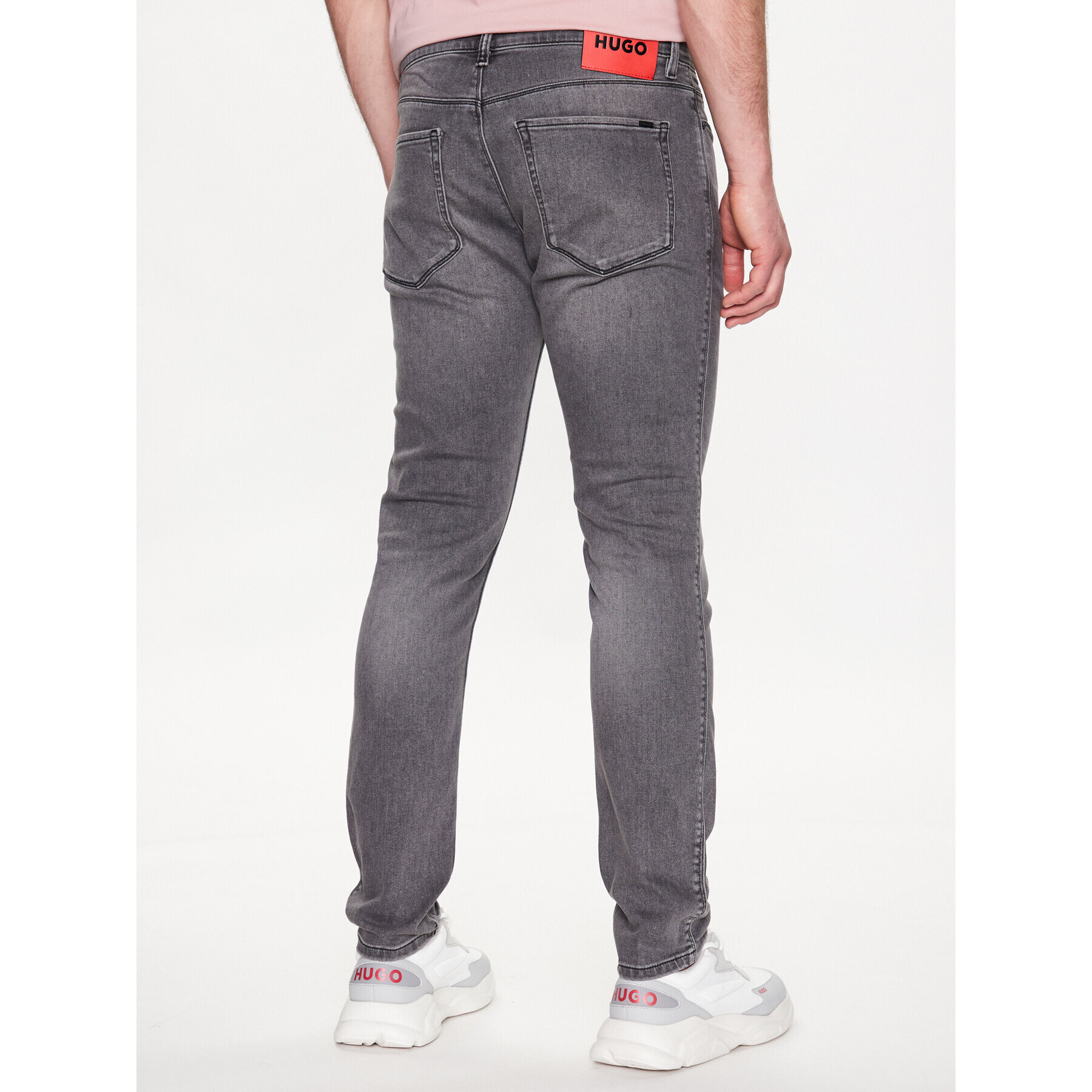 Hugo Дънки 50483877 Сребрист Extra Slim Fit - Pepit.bg