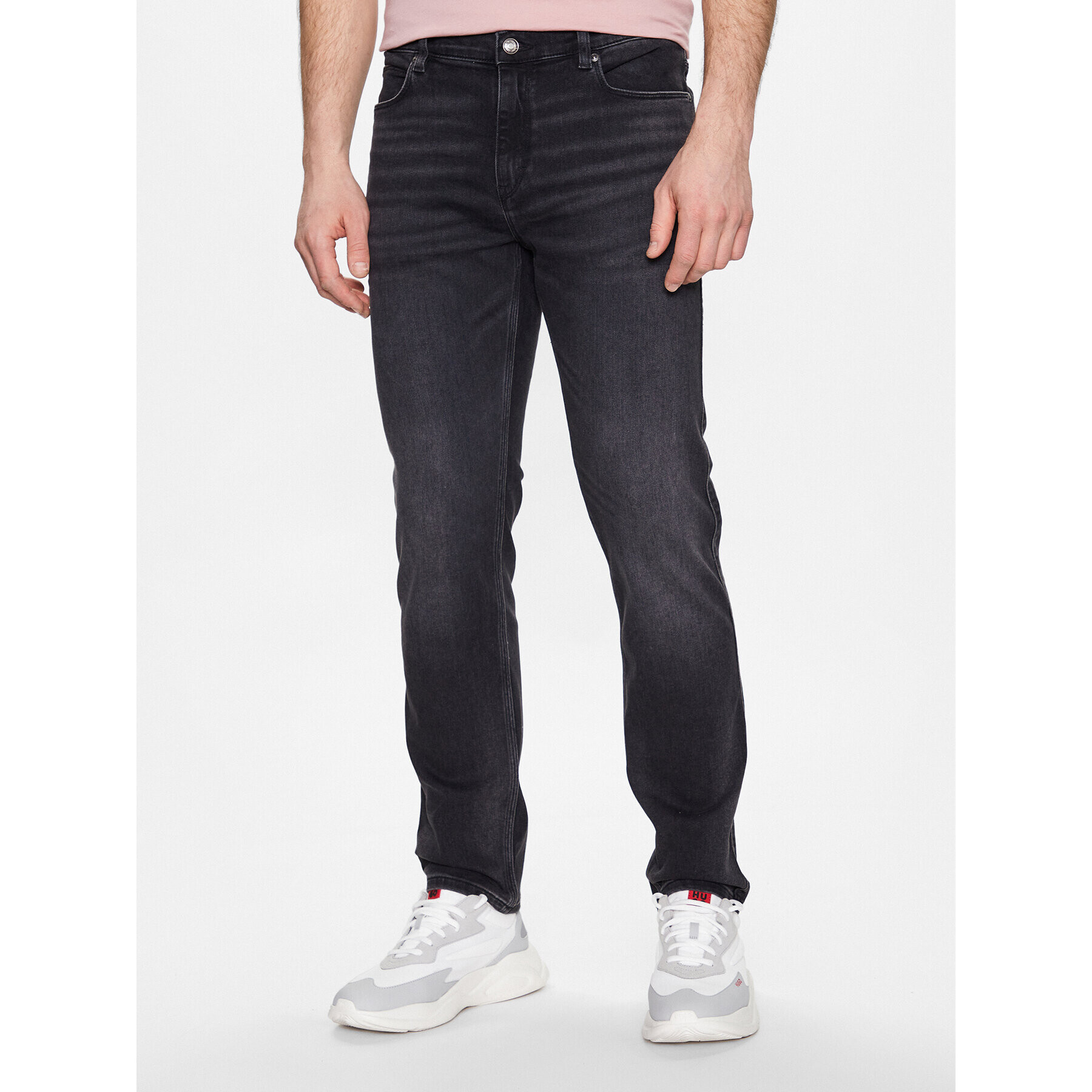 Hugo Дънки 50483878 Сив Slim Fit - Pepit.bg