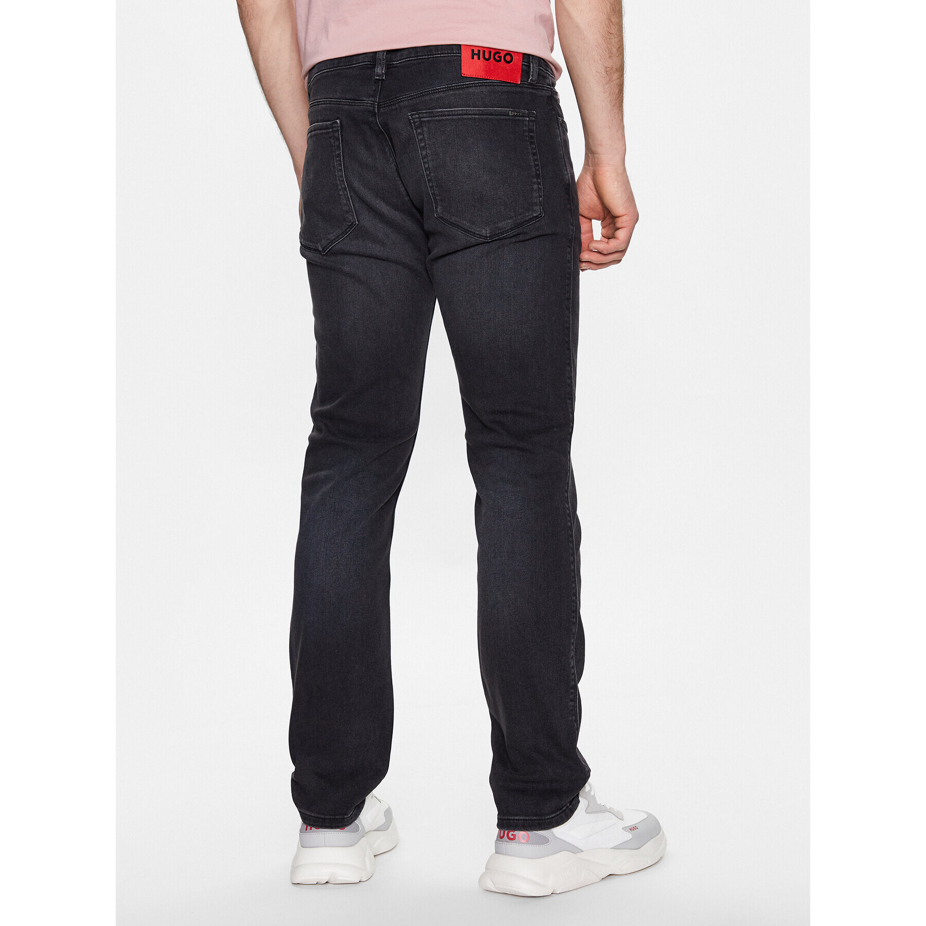 Hugo Дънки 50483878 Сив Slim Fit - Pepit.bg