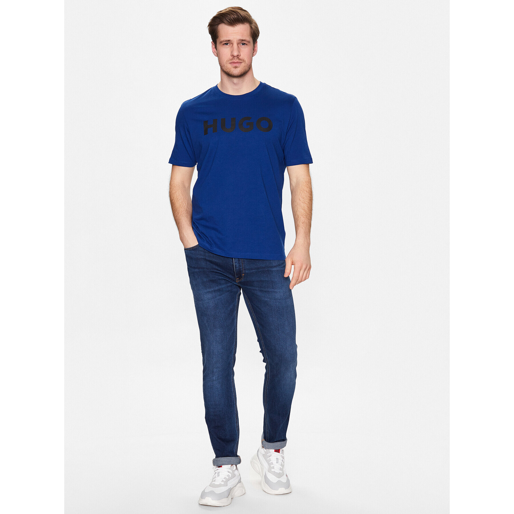 Hugo Дънки 50483971 Син Extra Slim Fit - Pepit.bg