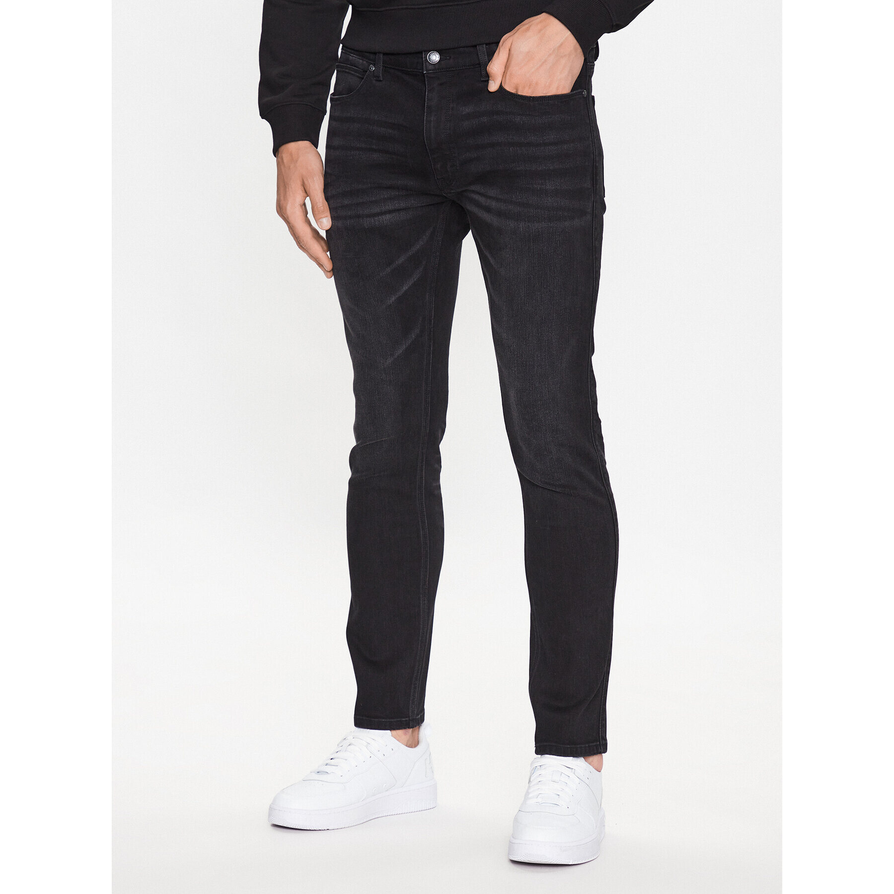 Hugo Дънки 50484358 Сив Extra Slim Fit - Pepit.bg