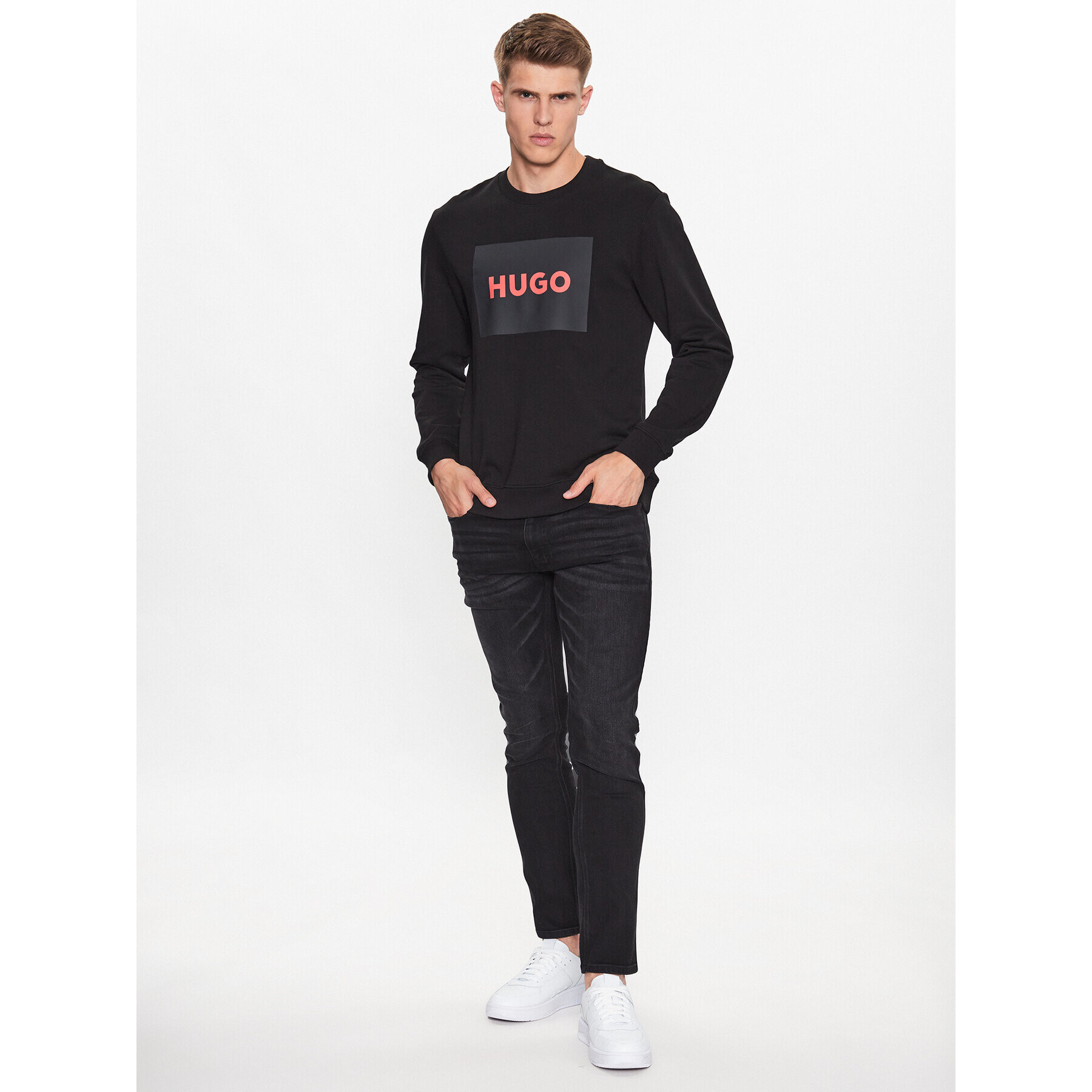 Hugo Дънки 50484358 Сив Extra Slim Fit - Pepit.bg