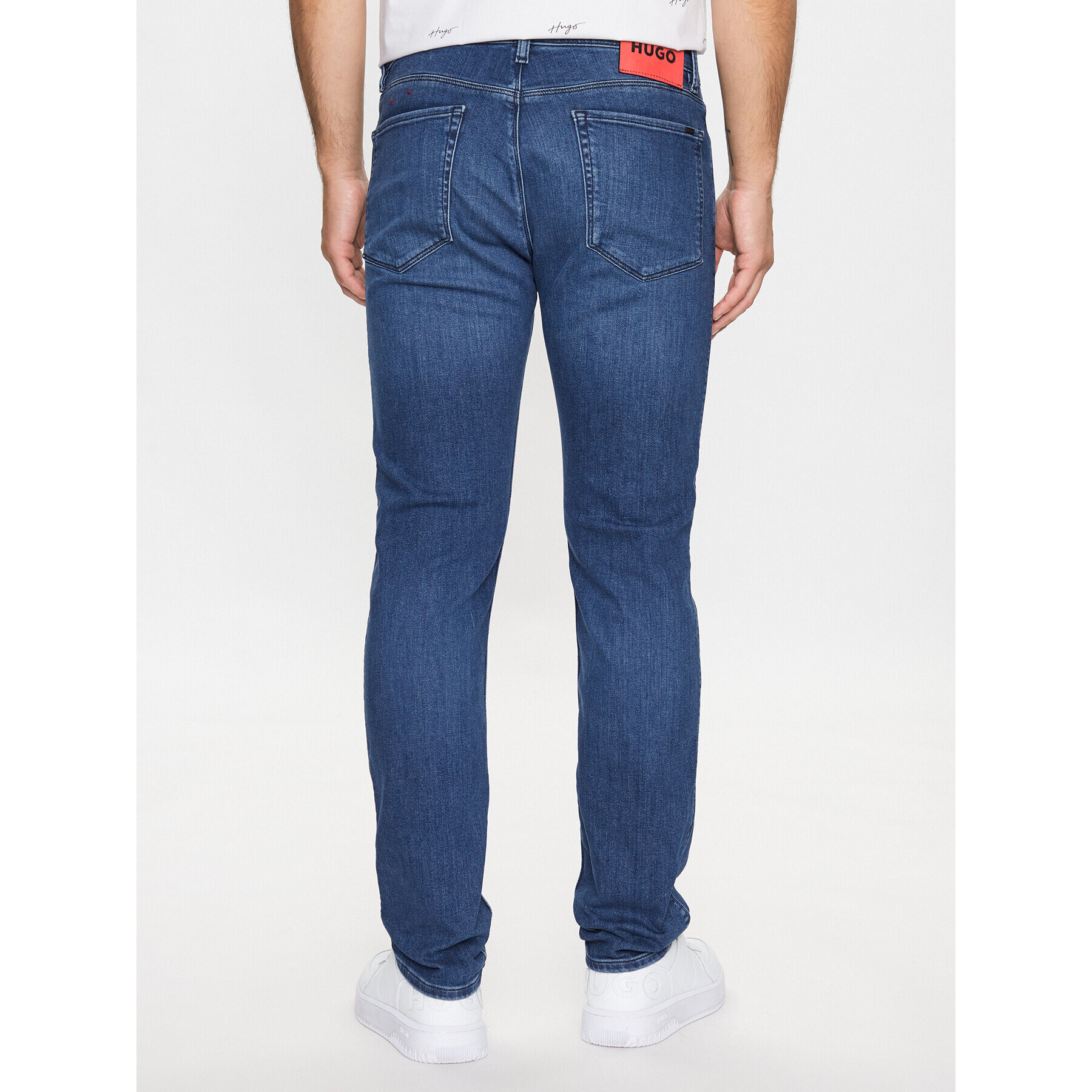 Hugo Дънки 50489780 Син Slim Fit - Pepit.bg