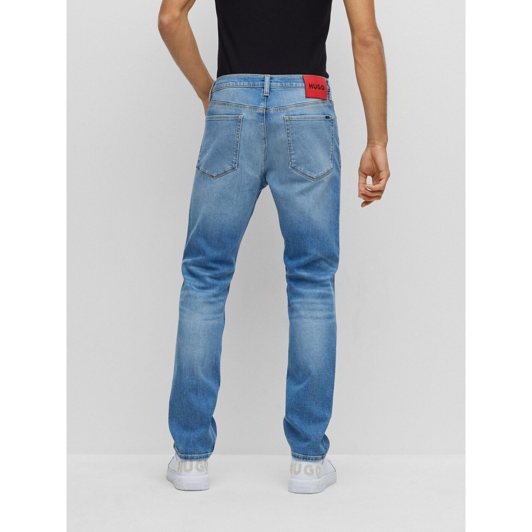 Hugo Дънки 50489839 Зелен Slim Fit - Pepit.bg