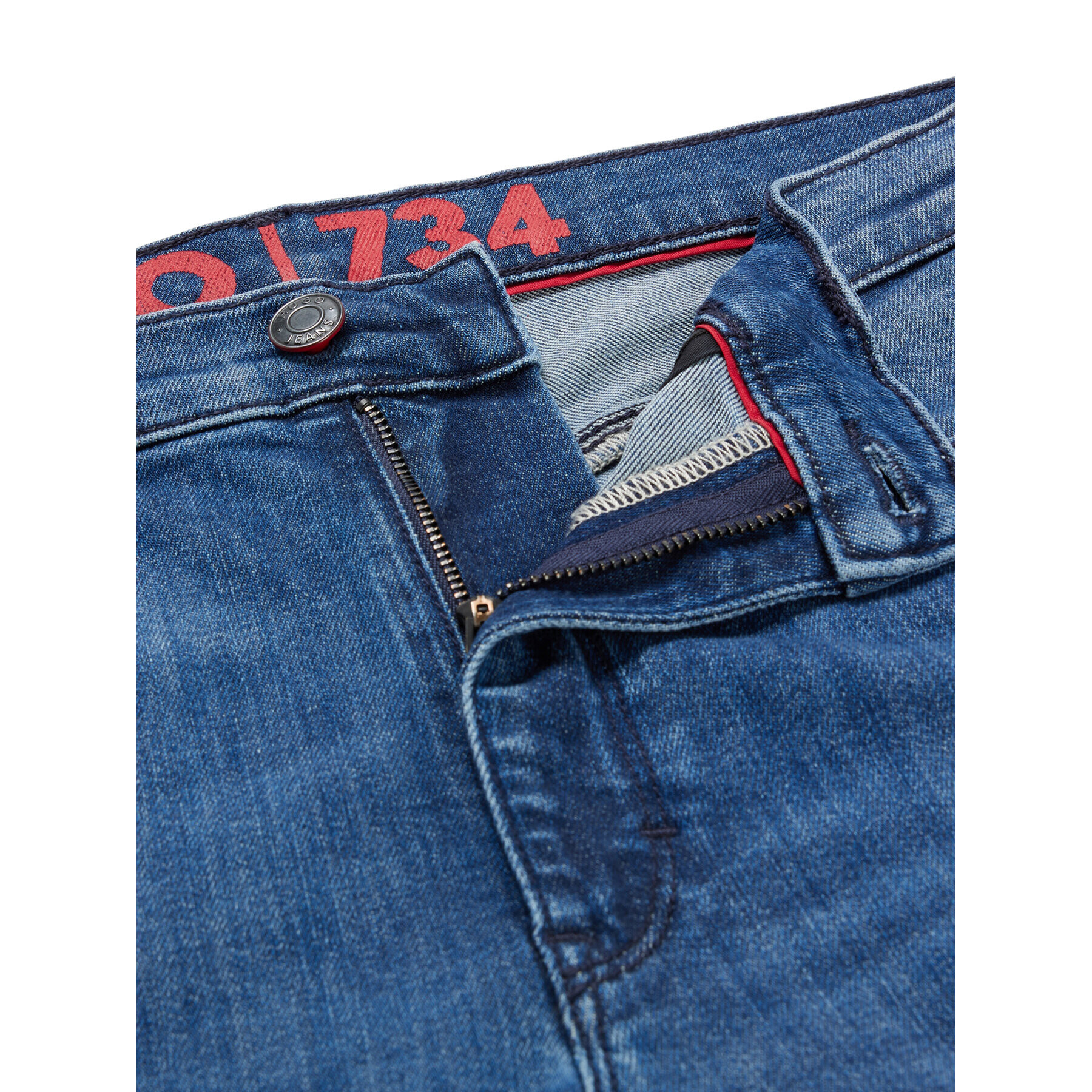 Hugo Дънки 50489853 Син Extra Slim Fit - Pepit.bg