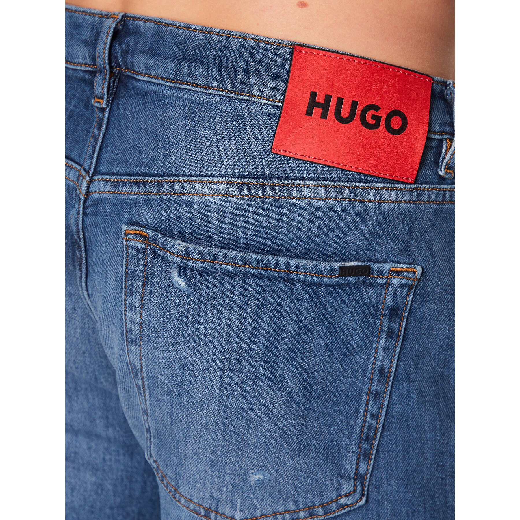 Hugo Дънки 50489857 Син Tapered Fit - Pepit.bg