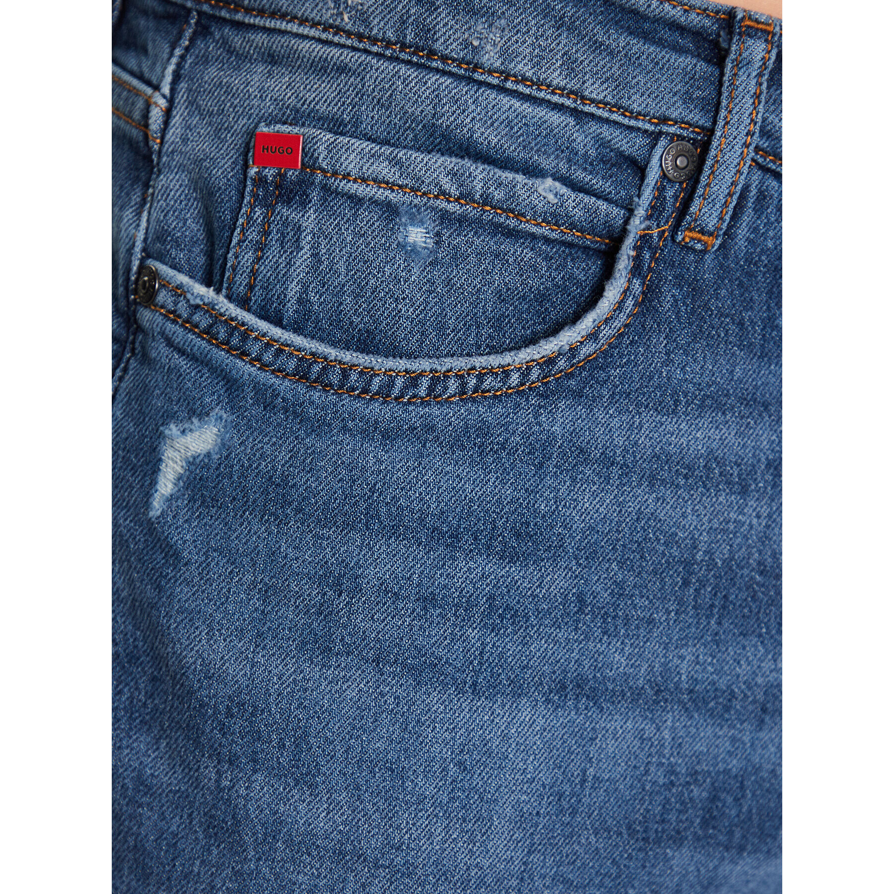 Hugo Дънки 50489857 Син Tapered Fit - Pepit.bg