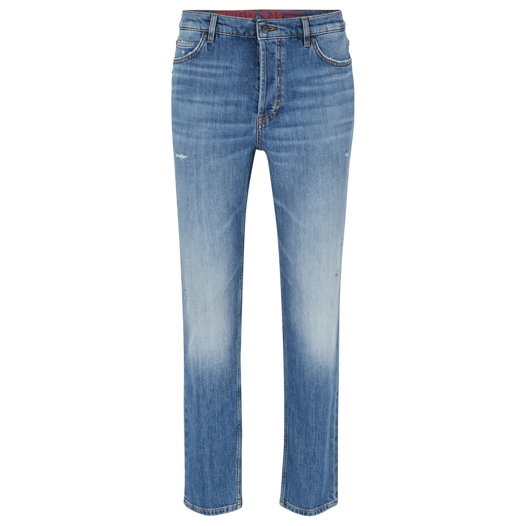 Hugo Дънки 50489857 Син Tapered Fit - Pepit.bg