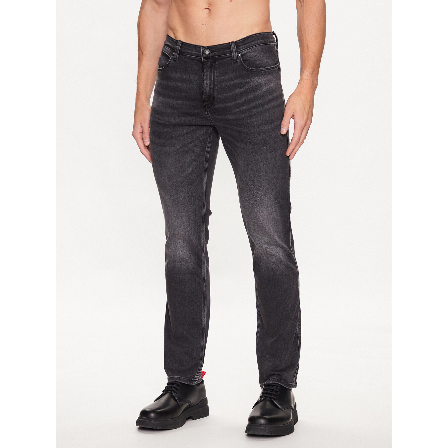 Hugo Дънки 50489861 Сив Slim Fit - Pepit.bg