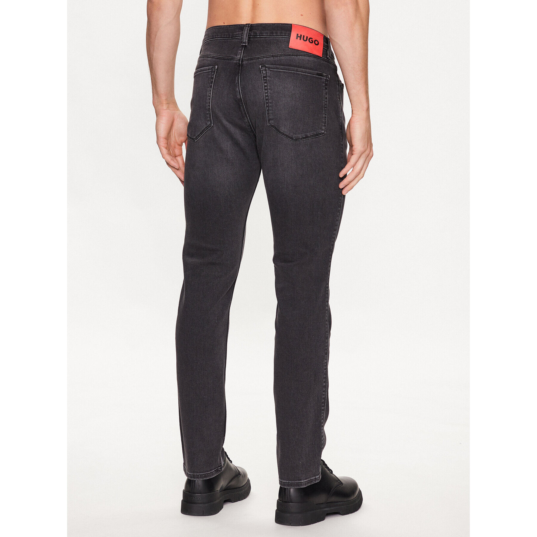 Hugo Дънки 50489861 Сив Slim Fit - Pepit.bg