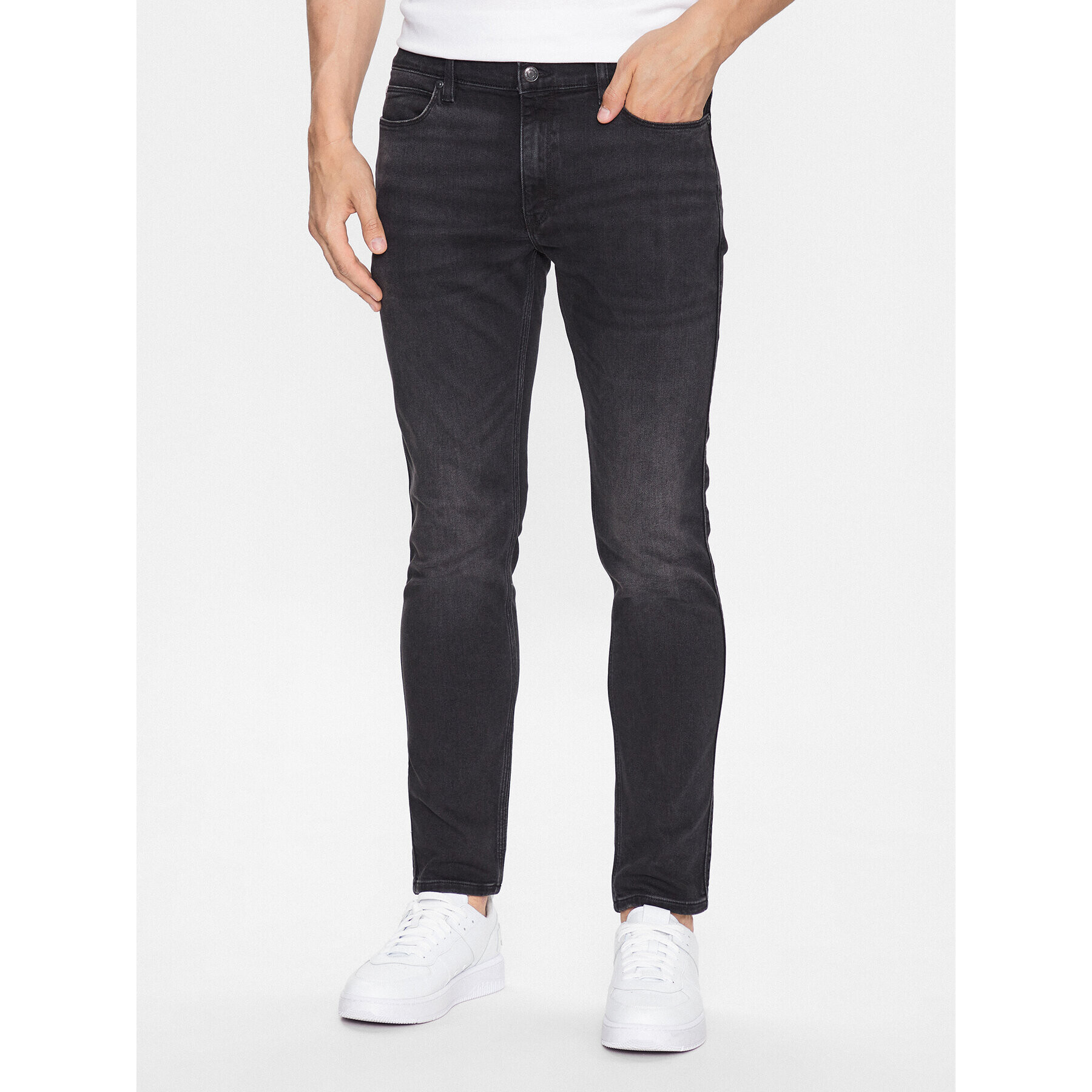 Hugo Дънки 50493859 Сив Extra Slim Fit - Pepit.bg