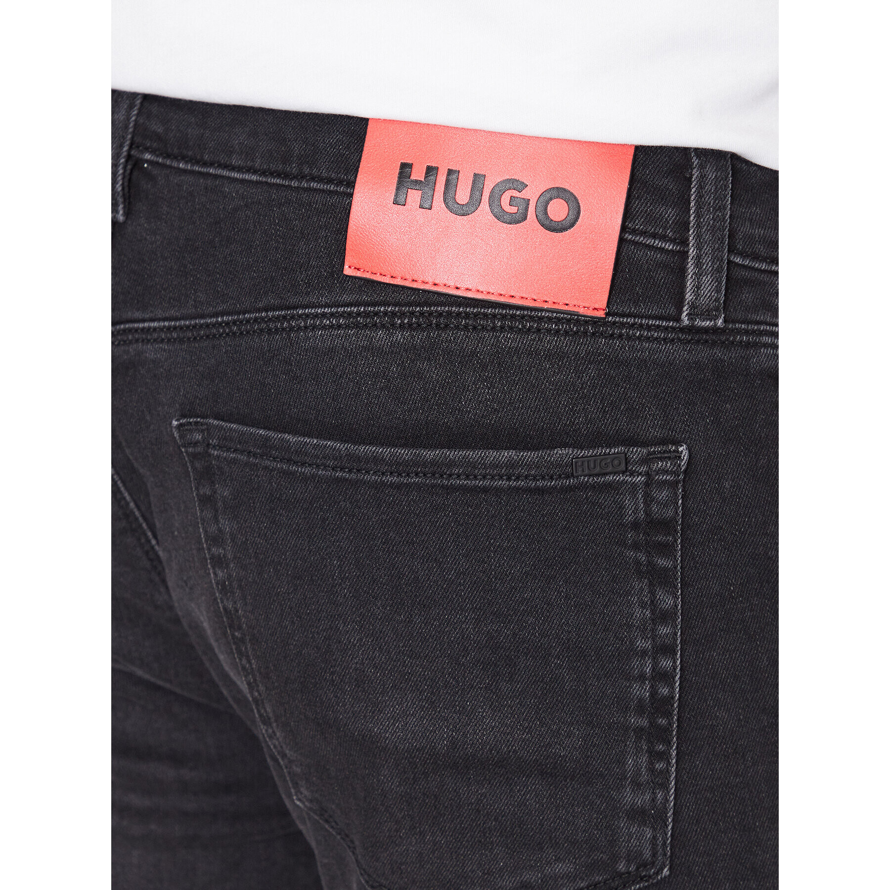 Hugo Дънки 50493859 Сив Extra Slim Fit - Pepit.bg