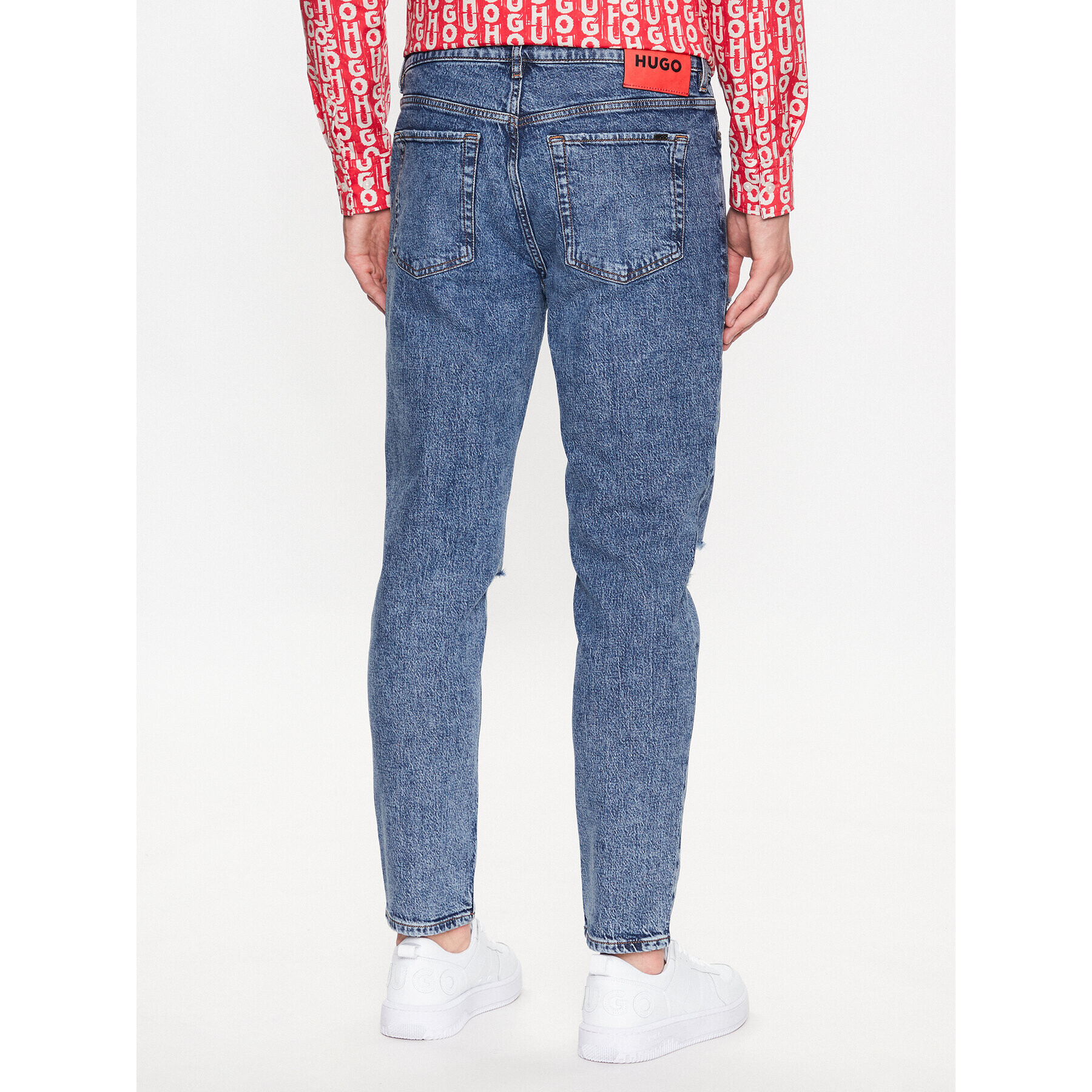 Hugo Дънки 50493882 Син Tapered Fit - Pepit.bg