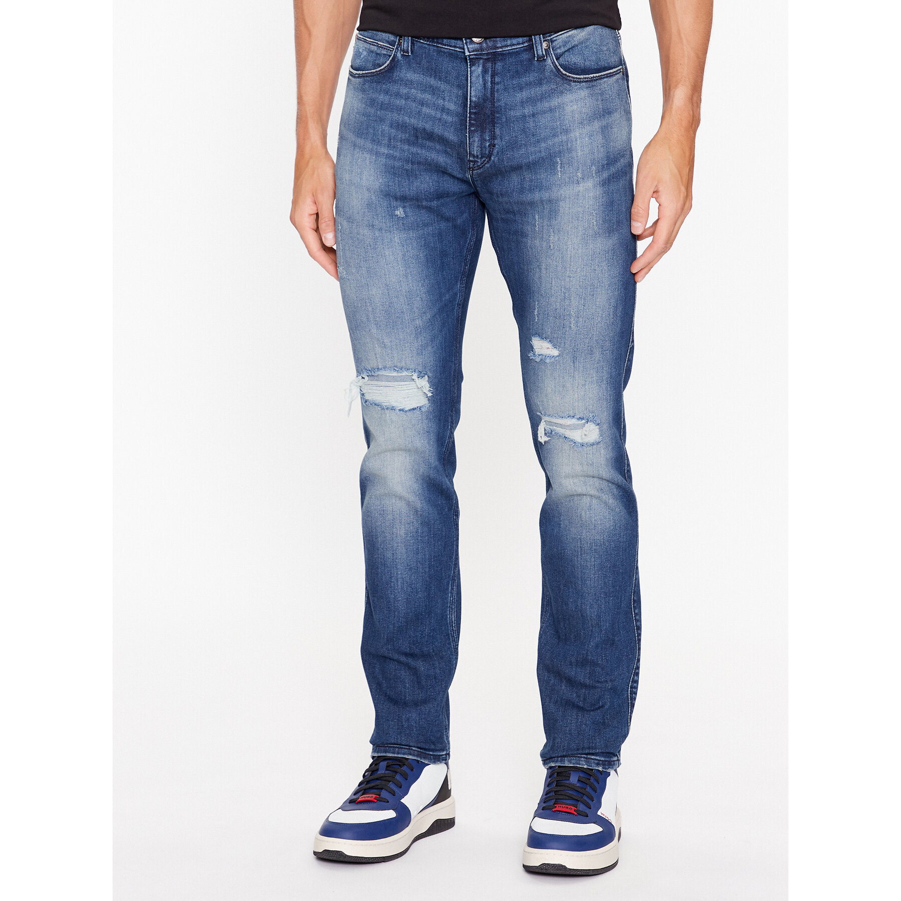 Hugo Дънки 50499046 Син Slim Fit - Pepit.bg