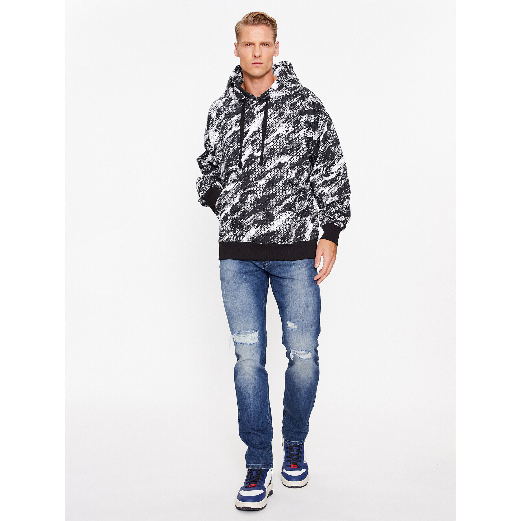 Hugo Дънки 50499046 Син Slim Fit - Pepit.bg