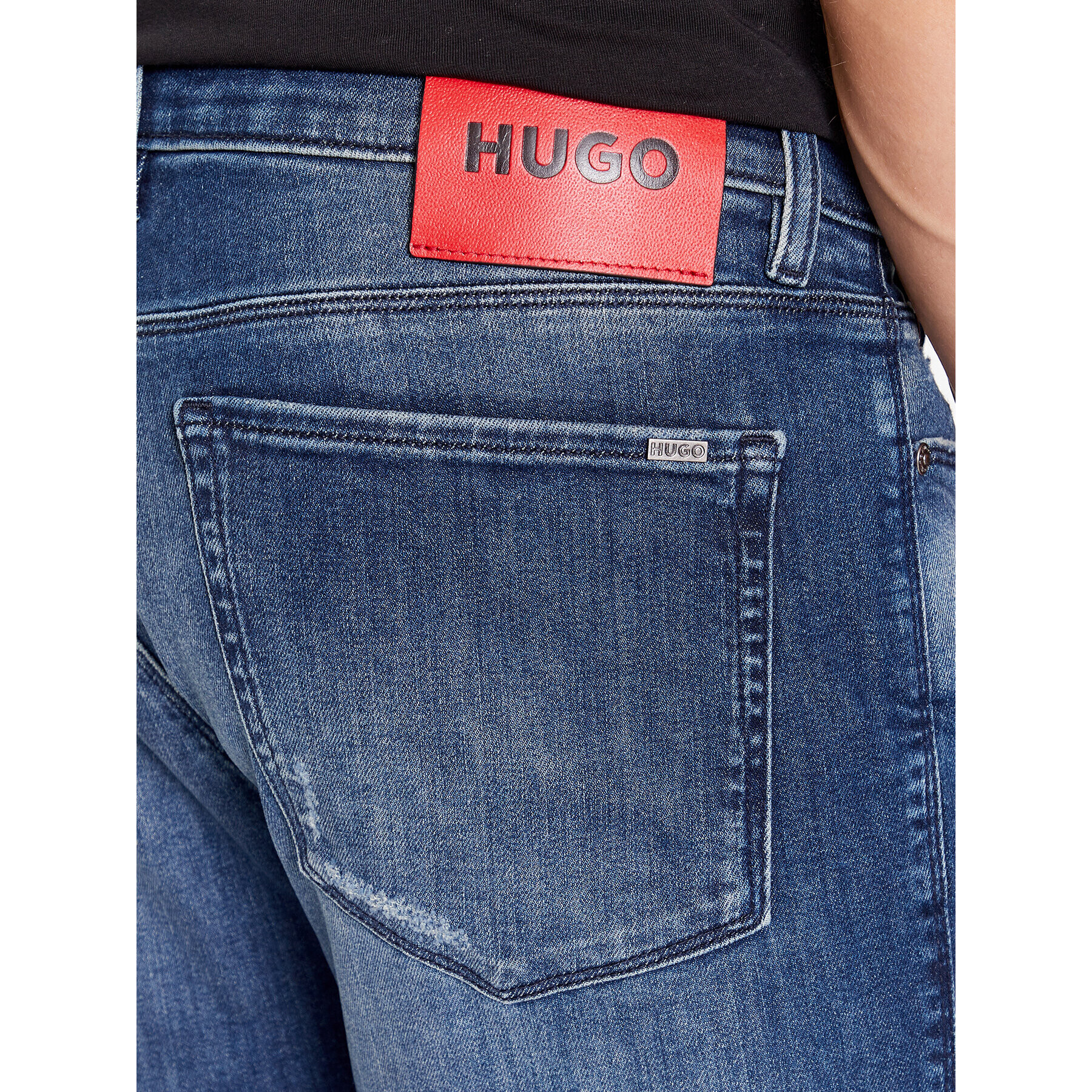 Hugo Дънки 50499046 Син Slim Fit - Pepit.bg