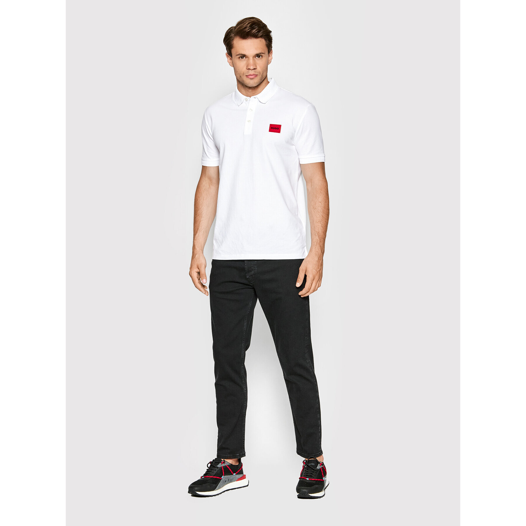 Hugo Дънки 634 50467400 Черен Slim Fit - Pepit.bg