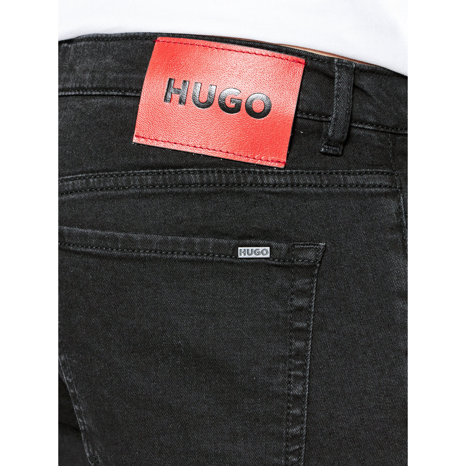Hugo Дънки 634 50467400 Черен Slim Fit - Pepit.bg